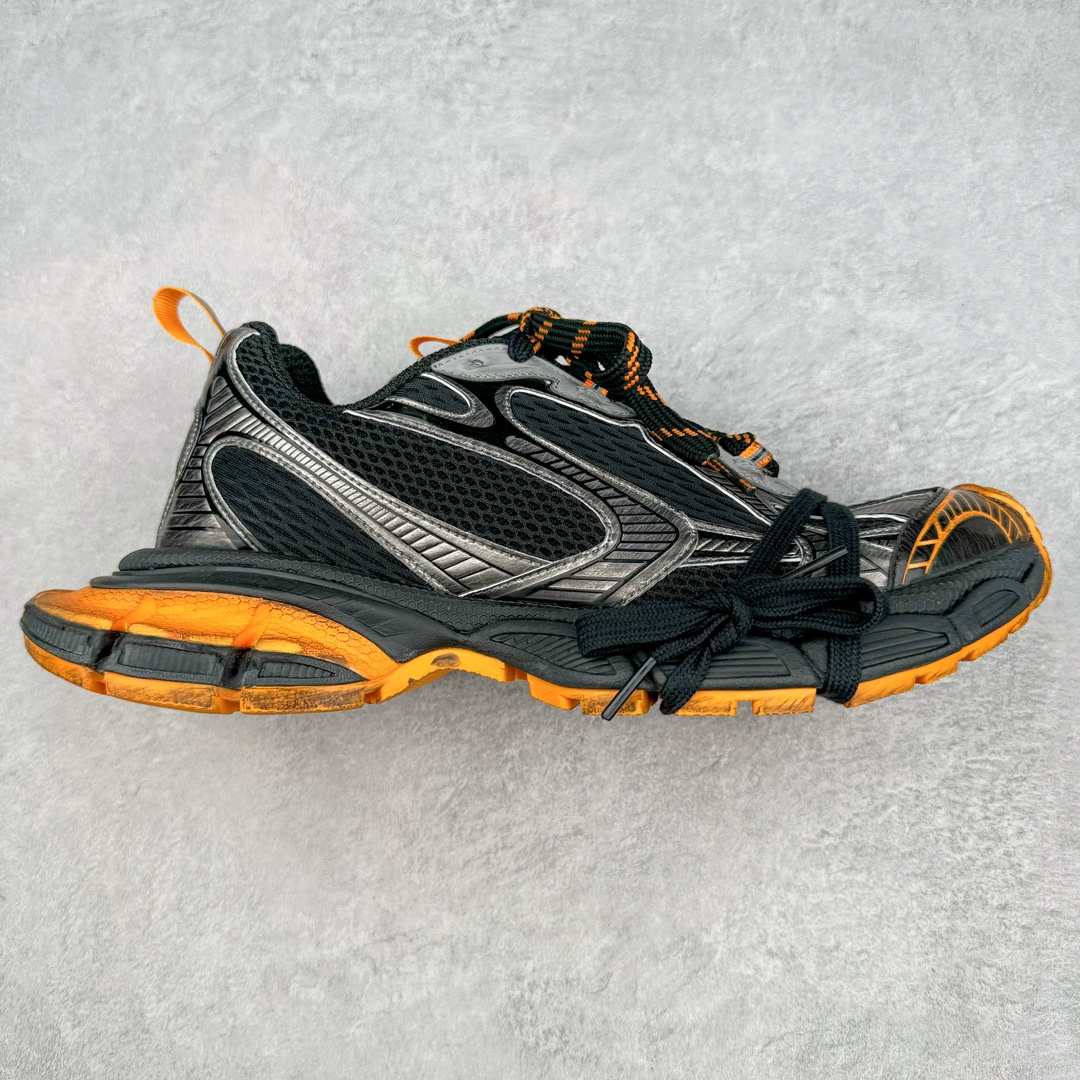 图片[6]-＃XA BALENCIAGA 3XL Sneakers 巴黎世家十代网布系带低帮走秀复古老爹鞋 全套原纸板楦头开发 最原汁原味的灵魂版型 全鞋荧光划线卡点 胶水把控整洁度追求极致完美 每一双都是工艺品 多重QC质检 超越公司货的品控标准 实实在在的免检产品 原盒原配 正确字体电绣 粗细、位置、大小正确 侧边TPU 透气孔匹配意产原版 正确分离大底 TPU软底 原版一致大底LOGO 立体感十足 原厂皮料水洗做旧 采购原厂网纱 不含皮革 网布材料和聚氨酯 磨损效果 鞋头边缘和后帮 Balenciaga 徽标 鞋面和后跟凸印尺码 鞋舌 3XL 橡胶品牌标识和反光细节 鞋帮拉袢和鞋舌拉祥 配反光细节 备用鞋带在鞋履前侧 可在穿着前取下 便于不同造型搭配 正常尺码 尺码：35 36 37 38 39 40 41 42 43 44 45 46-选品中心