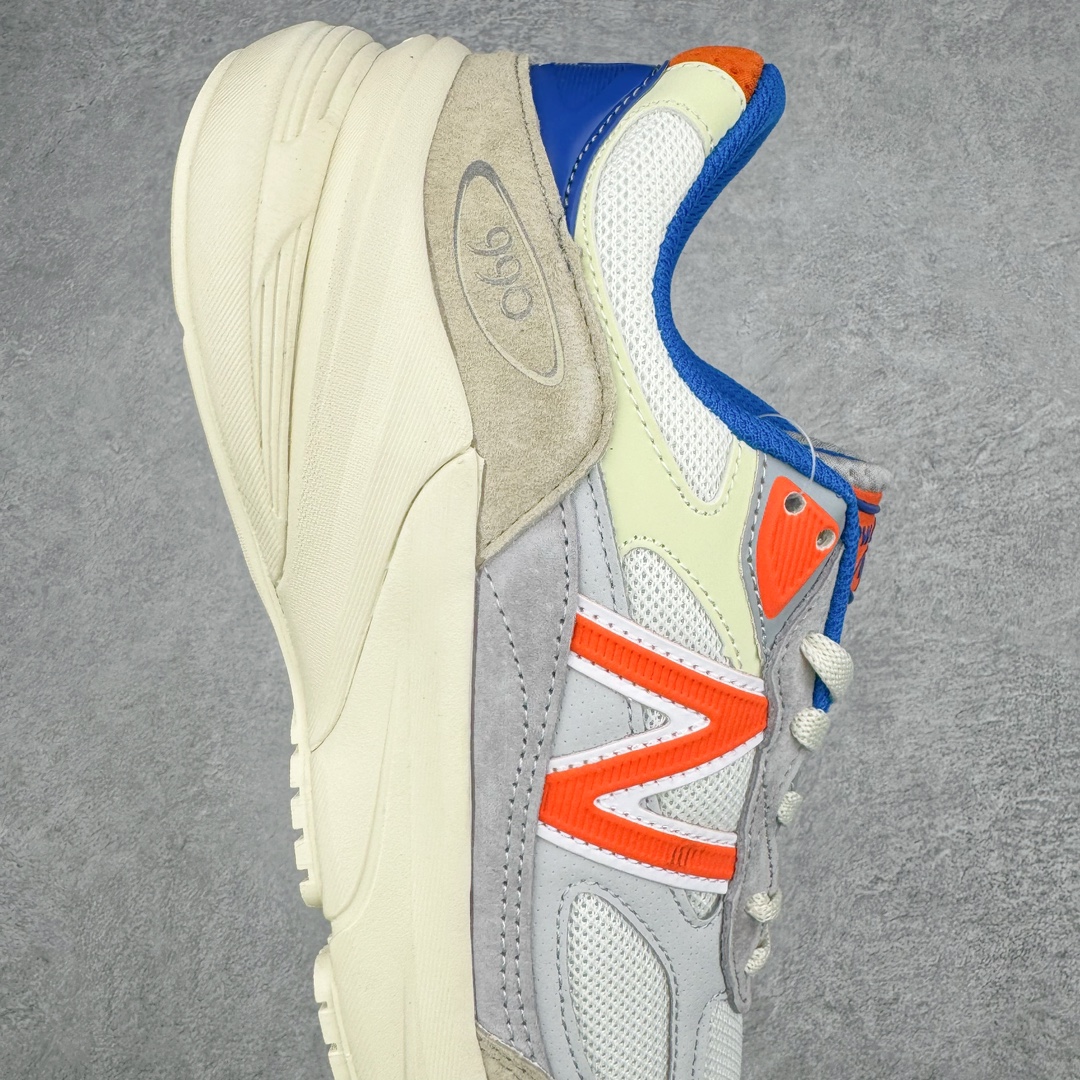 图片[6]-＃K版纯原 Carhartt WIP x New Balance M990CH6 新百伦NB990V6 第六代总统复古慢跑鞋 联名卡其色 这是一双极具现代感设计的复古跑鞋 990v6 鞋面大部分面积依旧采用麂皮和织物材质覆盖 从各种细节上看也还是有点 990v5 的影子 但相比 990v5 990v6 鞋面各种材质的拼接会更加复杂 这次 990v6 最大的改变相信大家应该也发现了 就是看上去貌似比 990v4 和 990v5 两代鞋款加起来还要厚的鞋底 其实这是 New Balance 首次采用的三重缓震组合鞋底 除了之前就有的 ABZORB 缓震科技和 ENCAP 中底 这次新加入了 FuelCell 缓震科技 看来舒适度和增高度 都要更上一层楼呀 990v6 的侧标 Logo 设计少见地没有印在绒面皮革上 而是置于网眼面料以及横跨鞋身的皮革织带之上 同时鞋舌上的标签设计并没有延用此前 990v4 和 990v5 采用的样式设计 而是采用了一种新的类似于三角徽章的设计 所以对于鞋款上的更新变化 既有延续经典的设计 也有创新性的改变 尺码：36 37 37.5 38 38.5 39 40 40.5 41.5 42 42.5 43 44 44.5 45-选品中心