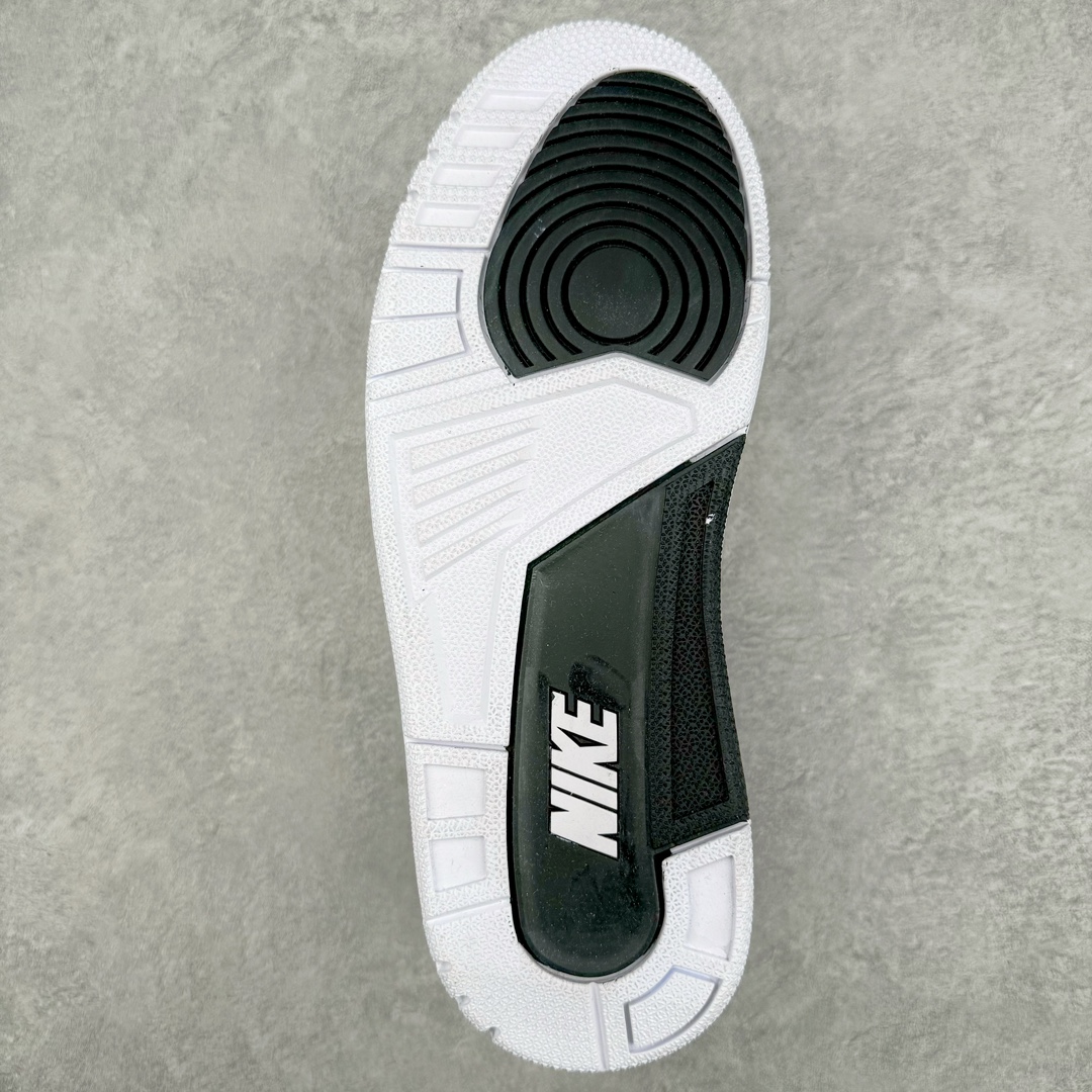 图片[9]-＃PB福利特价 Air Jordan AJ3 Retro 市场中端王者 全套原纸板楦头开发 原厂大底磨具加持立体防滑纹理 原装可视Air Sole气垫 原汁原味最完美的三代版型 唯一正确鞋头趴度弧度高度鞋身腰线 此版本只针对中端市场 皮料材质有所更替 其他数据细节工艺流程均保持一致 绝不口嗨 细节品控鞋型随意秒杀市面3XX 4XX 原厂TPU后跟饰片 正确内里反口里网布 皮料菱角分明不变形无多余毛边 正确手工大底描漆拉丝 市场唯一原厂鞋扣模具 原厂织唛标 原厂飞人电绣工艺 尾指中部跳三针 独家绑鞋带手法 印刷中底布 四线拉帮 米色美纹纸贴合固定 进口港宝加持 后跟自然饱满 全鞋荧光划线卡点 追求极致完美 每一双都是工艺品 多重QC质检 超越公司货的品控标准 实实在在的免检产品 尺码：40 40.5 41 42 42.5 43 44 44.5 45 45.5 46 47.5-选品中心