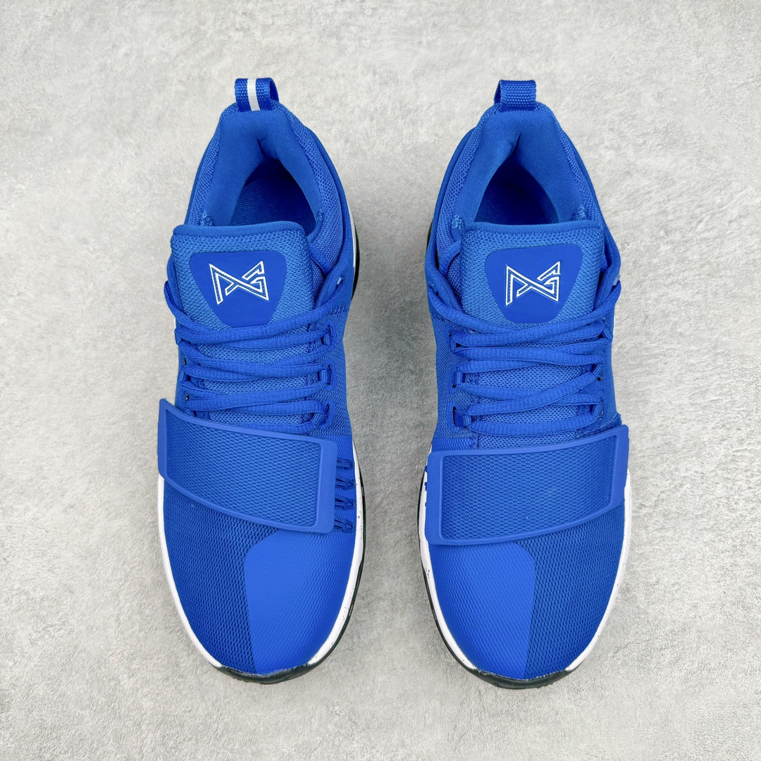 图片[2]-＃K版纯原福利 NK Paul George PG1 保罗乔治一代签名篮球鞋 蓝白 878627-400 网眼布面与麂皮材质拼接合成的鞋身充满质感 鞋面与鞋底的鱼鳞纹路、携带扣的浮标形状设计的灵感来自于乔治最大的个人爱好一钓鱼 鞋身的F引ywire动态飞线与大绑带设计为球鞋提供了非常优秀的包妻和稳定性 中底则使用了Phylon泡棉加前掌Zoom Air气垫 带来轻盈而富有回弹力的缓震效果 球鞋后部的3M反光条设计则寓意着他那次著名的受伤事件 尺码：39 40 40.5 41 42 42.5 43 44 44.5 45 46-选品中心