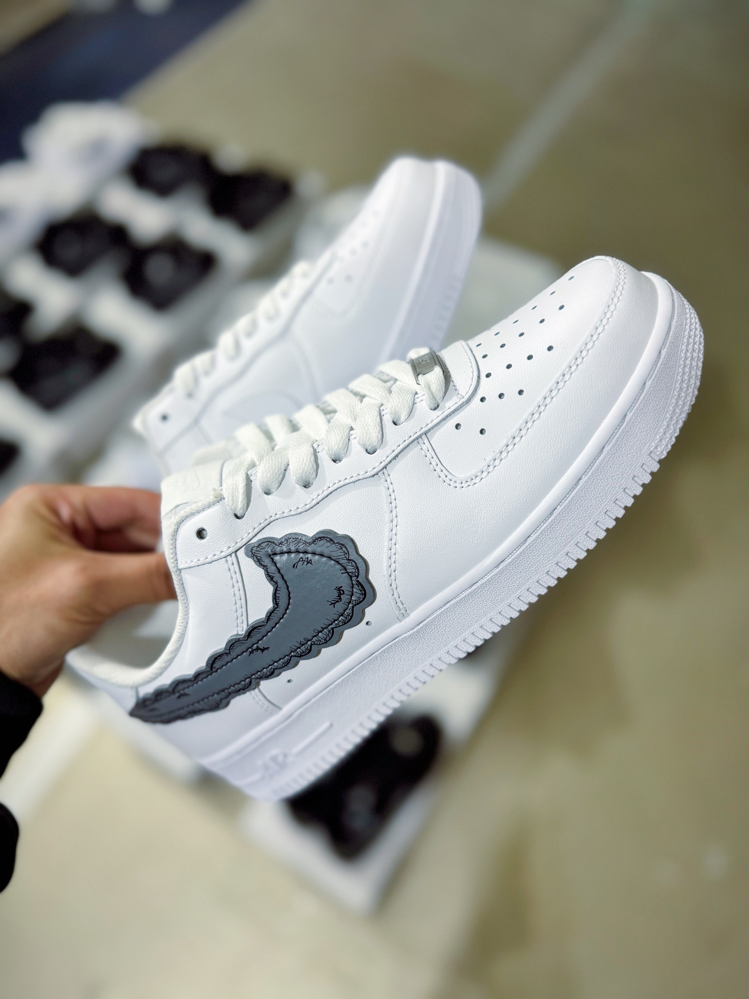 SkyHighFarmWorkwearxKAWSxNKAirForce1Low空军一号三方联名低帮板鞋白