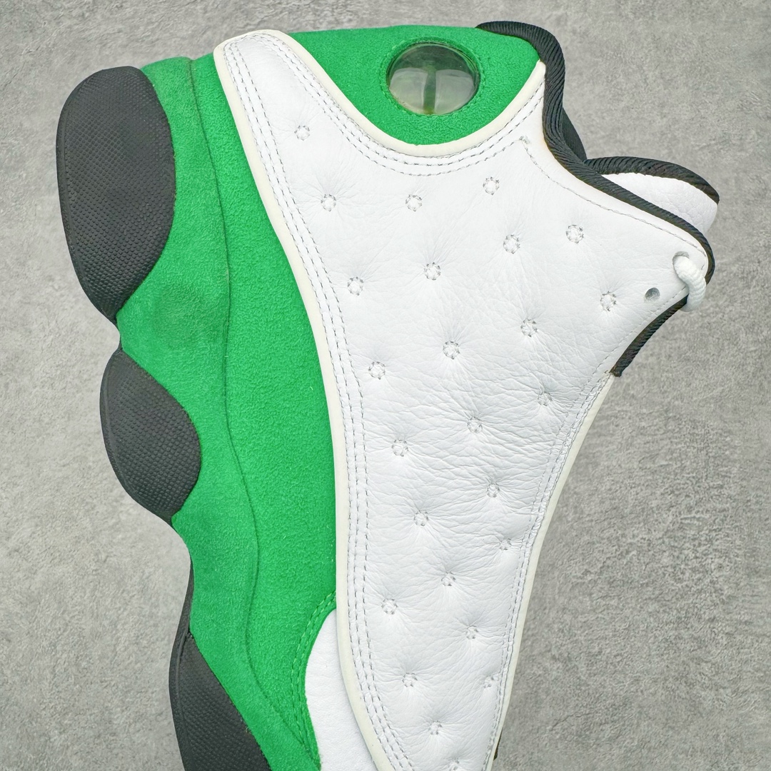 图片[6]-💰190 ＃DG纯原福利‼Air Jordan AJ13 Retro 雷阿伦白绿 DB6537-113 东莞大厂纯原出品 原鞋开发 版型近乎零偏差 采购原厂皮料 LOGO五金部件高价开发私模 杜绝一眼假版本 原鞋1:1开模大底共3层贴合工艺 三层中间加入海玻璃缓震鞋垫 大底采用进口一次MD而非市面二次MD低价原料成型 进口MD材料异味较少比原鞋还少 市面异味大刺鼻 Size：SIZE：40 40.5 41 42 42.5 43 44 44.5 45 46 47.5 编码：Fby2936060-运动鞋