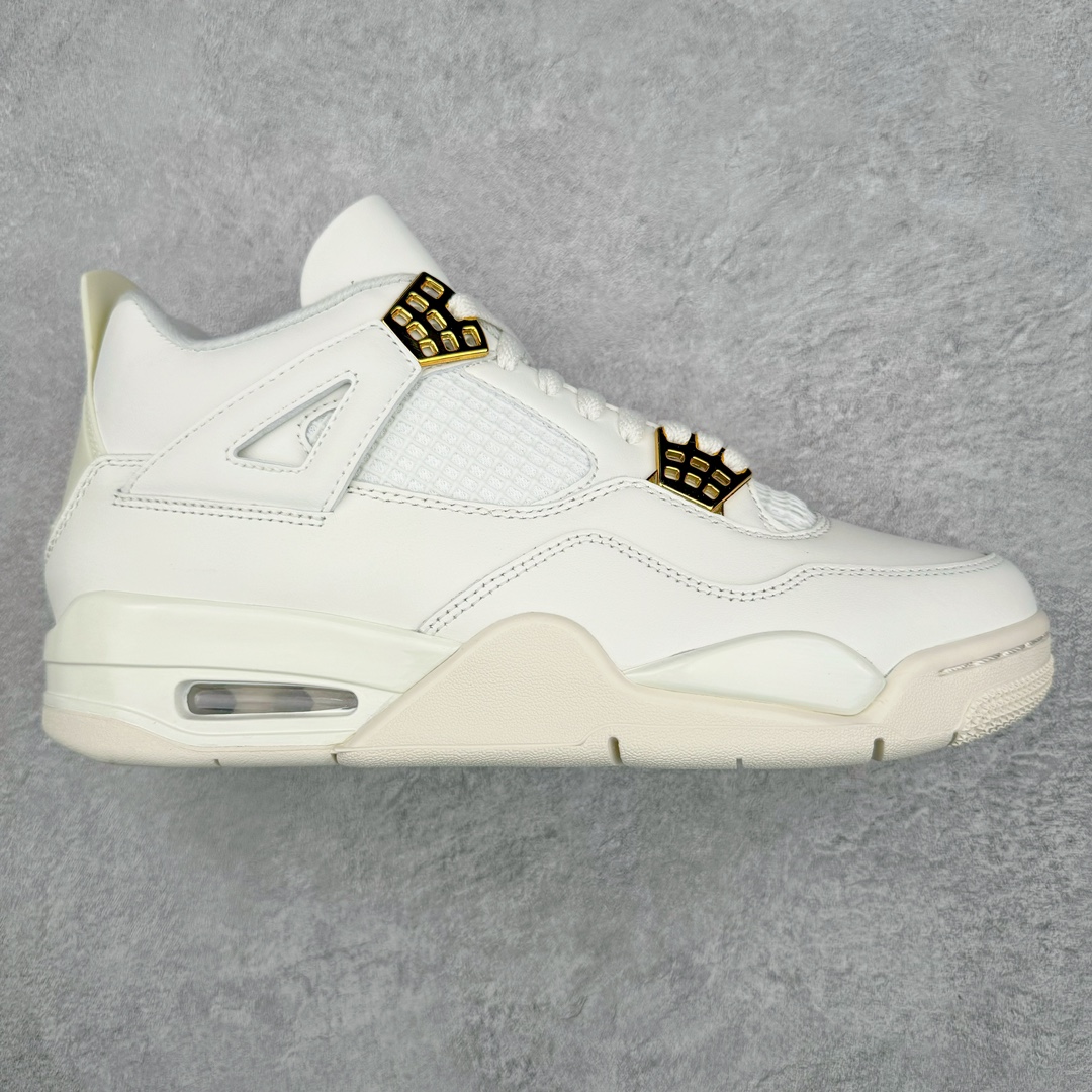 💰320 ＃K版纯原 Air Jordan AJ4 Retro 盐白金属扣 AQ9129-170 全新升级改良 原鞋原楦原纸板同源开发 完美呈现乔4的版型 内侧正确双色网格 还原细节 原厂皮料 正确气垫颜色 正确网格工艺 正确拉帮工艺 全鞋原装材料制作 原档案原模具打造 支持全方位与正品对比 尺码：40 40.5 41 42 42.5 43 44 44.5 45 46 47.5 编码：Aby3936090-运动鞋