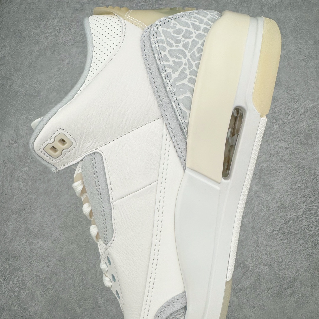 图片[7]-💰410 ＃OG纯原 Air Jordan AJ3 Craft \”Ivory\” 象牙白 货号：FJ9479-100 原楦原纸板开发 确保原汁原味 原厂皮料质感色泽绝无偏差 完美中底拉帮 原厂中底钢印  原档案大底 如假白送 大底纹路 气垫通透度PU的回弹性均百分百还原 原厂电绣鞋舌飞人刺绣针数立体讲究精细欢迎对比正品原鞋 SIZE：36 36.5 37.5 38 38.5 39 40 40.5 41 42 42.5 43 44 44.5 45 46 47.5 编码：by4936080-运动鞋