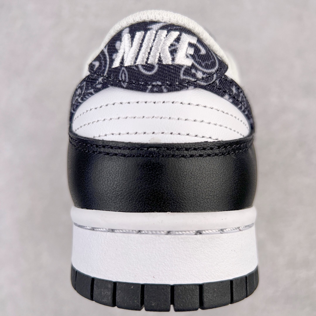 图片[8]-💰160 ＃S2纯原福利‼NK Dunk Low  \”Black Paisley\” 黑色佩斯利腰果花 DH4401-100 独家原厂航空铝磨具打磨大底 鞋头坡度极致还原 原盒原配 圈内天花板工艺 原厂冲刀 超高清洁度 全鞋零毛边皮料切割 全套原楦原模倾力打造完美版型 采用原厂百宏鞋带以及原厂百宏织唛舌标 内标可供原厂几率过验 原厂中底布黄色点胶 原厂中底布拉帮走线遵循公司‼️SIZE：36 36.5 37.5 38 38.5 39 40 40.5 41 42 42.5 43 44 44.5 45 46 编码：by2936030-运动鞋