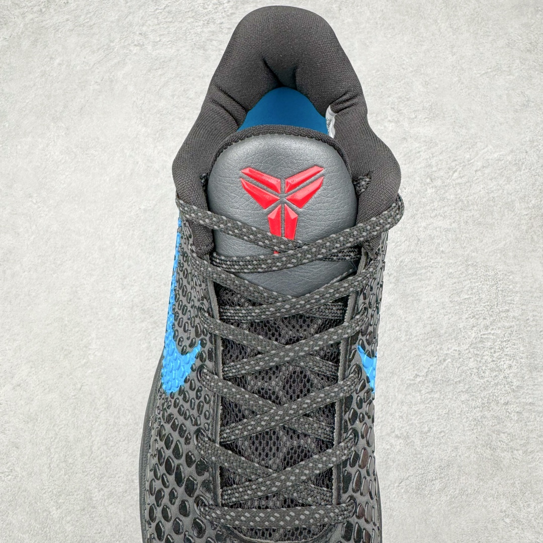 图片[5]-零售💰510 ＃WM NK Zoom Kobe 6 科比六代实战篮球鞋 429659-016 欧美外贸平台特供版 全网唯一开发至49.5 50.5码 主攻中端市场 全套原纸板楦头开发 确保原汁原味 完美呈现版型 一比一鞋头弧度高度鞋身弧度 细节品控鞋型完美 原厂TPU网格鞋带扣 正确内里网布 前后气垫加持 信仰绝不减配 全复合式的鞋面 内层为透气网面 中层加载Fly wire科技 而外层则用聚氨酯岛状结构塑造出非常逼真的蛇麟纹路 多层的鞋面结构带来了更好的透气性和更有针对性的保护 加入了双层记忆海绵鞋垫 可根据球员脚形自动调节以提高合脚度 使脚感更加柔软舒适 赋予球员非一般的球场舒适感受 独家前掌Zoom Turbo 后掌马蹄Zoom缓震 内置全真动态飞线 独家复刻U型缓震垫带独立钢印 十年情怀 这里完美落地 一个月独家售后 为实战保驾护航 尺码：41 42 42.5 43 44 44.5 45 45.5 46 47.5 48.5 49.5 50.5 编码：by5936010-运动鞋