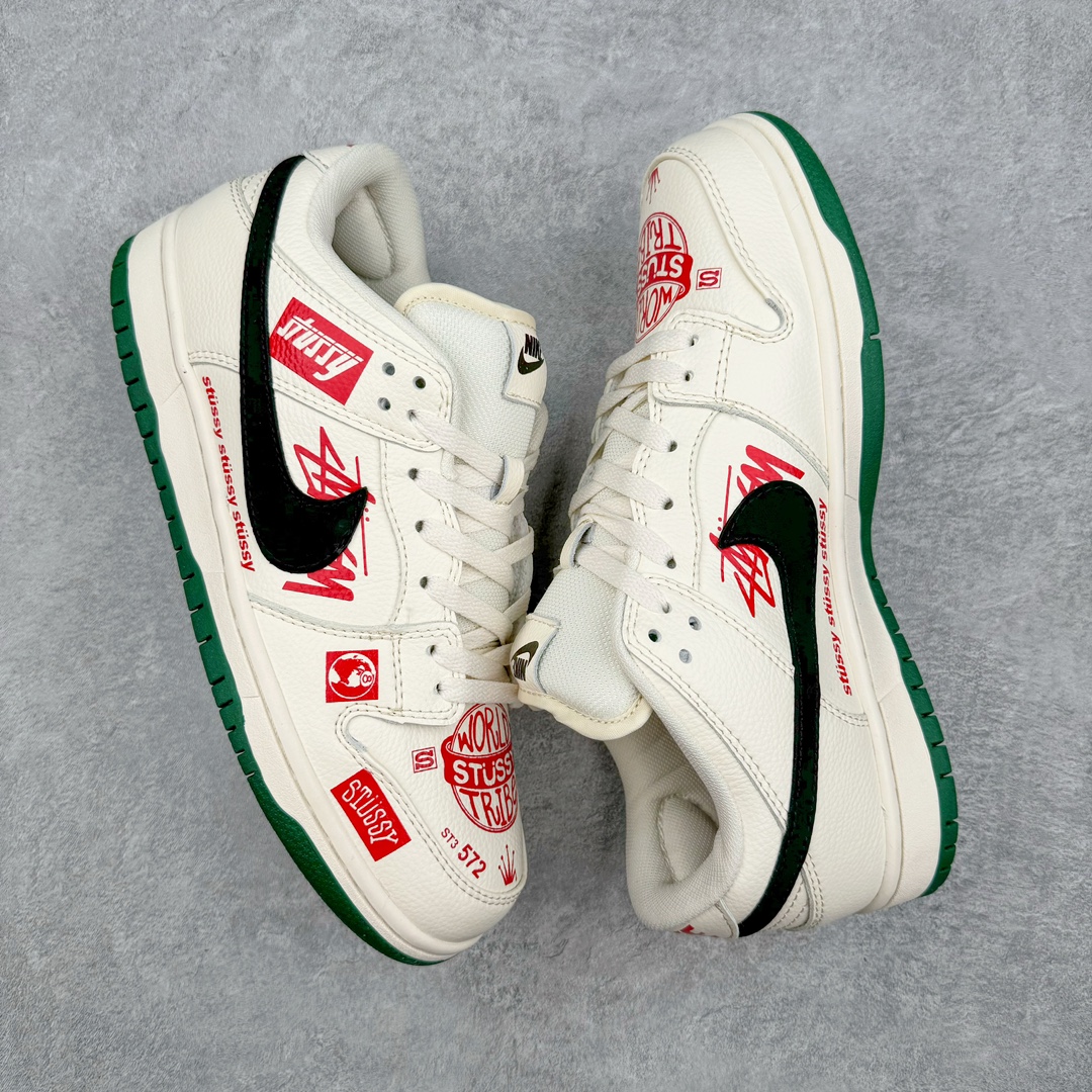 图片[3]-💰200 ＃S版 NK Dunk Low 海外定制配色 大厂出品 极力推荐 原装头层材料 独家版型蒸餾加工帶來的是更好的视觉和脚感体验大厂纯原品质出货 清洁度 电绣工艺 皮料切割干净无任何毛边 细节完美 SIZE：36 36.5 37.5 38 38.5 39 40 40.5 41 42 42.5 43 44 44.5 45 46 47.5 编码：Sby2936070-运动鞋