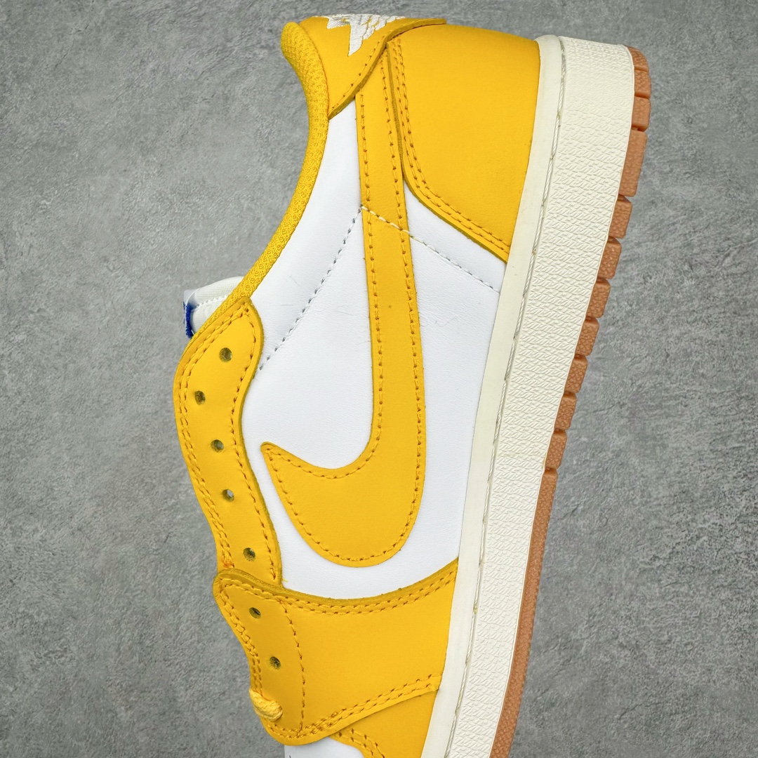 图片[7]-💰210 TS x Air Jordan AJ1 Low 倒钩低帮联名定制配色 白黄 DZ4137-700 原厂内置气垫魔块 A模大底 头层小牛皮 鞋舌AJ原厂专用牛津布+AJ专用反口珍珠布+原厂无杂质高弹内里海棉+特殊封边弹力鞋带 SIZE：36 36.5 37.5 38 38.5 39 40 40.5 41 42 42.5 43 44 44.5 45 46 47.5 编码：Cby2936080-运动鞋