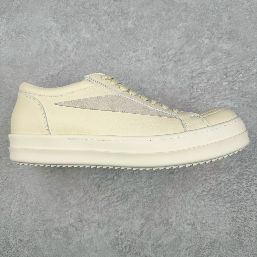 💰430 ＃BG纯原 Rick Owens FW23 LUXOR 瑞克·欧文斯低帮皮面时尚运动板鞋 ZP拆解原版1:1复模裁片纸格 力求做到0错位 这样才能达到和zp一致的鞋型味道 历时3月重新开模 采用进口cnc数控机床开发对版独家tpu奶香大底 区别于市场所有版本 zp同源全头层粒面小牛皮 达到和zp一致手感 原厂进口细纹布 万邦订购原厂高弹粉红色海绵 尺码：35 36 37 38 39 40 41 42 43 44 45 46 编码：by5936000-运动鞋