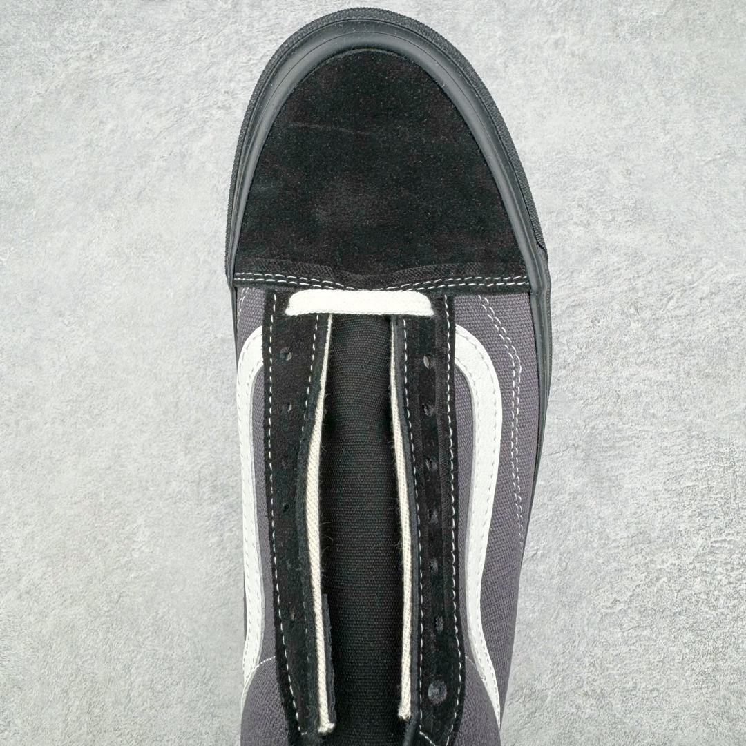 图片[4]-💰130 Vans Vault OG Old Skool LXn高端支线 黑武士拼接帆布板鞋 货号：VN0A4P3XTJ1 尺码：35 36 36.5 37 38 38.5 39 40 40.5 41 42 42.5 43 44n工艺：硫化1:1（重量1:1、真标、原钢印、材质标、鞋型标、合格证）    编码：by2936000-运动鞋