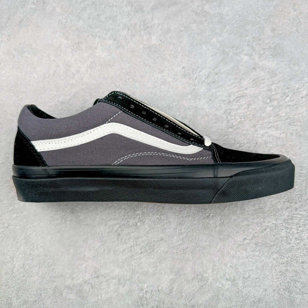 💰130 Vans Vault OG Old Skool LXn高端支线 黑武士拼接帆布板鞋 货号：VN0A4P3XTJ1 尺码：35 36 36.5 37 38 38.5 39 40 40.5 41 42 42.5 43 44n工艺：硫化1:1（重量1:1、真标、原钢印、材质标、鞋型标、合格证）    编码：by2936000-运动鞋