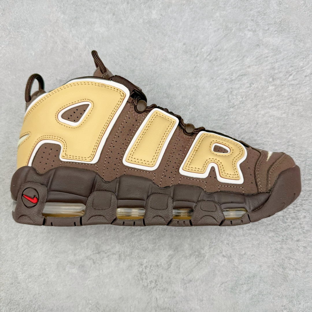 💰240 ＃CK纯原 NK Air More Uptempo ’96 OG 皮蓬大AIR复古篮球鞋 棕色 FB8883-200 以流行于街头的涂鸦文化为设计灵感 整体的设计风格夸张而充满魅力 厚实而充满质感的皮质鞋面两侧印刻了一对巨大的字母“AIR”独特炫酷的外观惊艳无比 SIZE：36 36.5 37.5 38 38.5 39 40 40.5 41 42 42.5 43 44 44.5 45 46 编码：by3936010-运动鞋