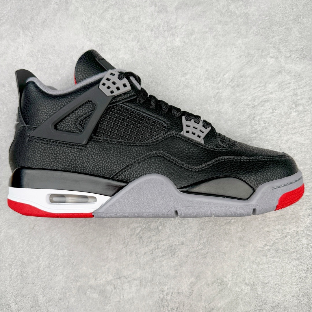 零售💰260 ＃KZ神版福利回馈‼Air Jordan AJ4 Retro 系列 独家外贸特供尺码含 45.5 49.5 50.5 国内外口碑最好最推荐的产品 市场中端王者 亲自操刀耗时半年巨作 全套原纸板楦头开发 确保原汁原味 完美呈现四代版型 一比一鞋头弧度高度鞋身弧度 此版本只针对中端市场 皮料材质有所更替 其他数据细节工艺流程均保持一致 绝不口嗨 细节品控鞋型随意秒杀市面3XX 4XX 原厂TPU网格鞋带扣 正确内里网布 菱角分明不变形无多余毛边 柔软性质感一致于原鞋 市场唯一原厂鞋扣模具 背面可见隐藏注塑口 原厂织唛标 原厂飞人电绣工艺 尾指中部跳三针 独家绑鞋带手法 印刷中底布 四线拉帮 米色美纹纸贴合固定 进口港宝加持 后跟自然饱满 全鞋荧光划线卡点 追求极致完美 每一双都是工艺品 多重QC质检 超越公司货的品控标准 实实在在的免检产品 尺码：40 40.5 41 42 42.5 43 44 44.5 45 45.5 46 47.5 48.5 49.5 50.5 编码：by2936060-运动鞋