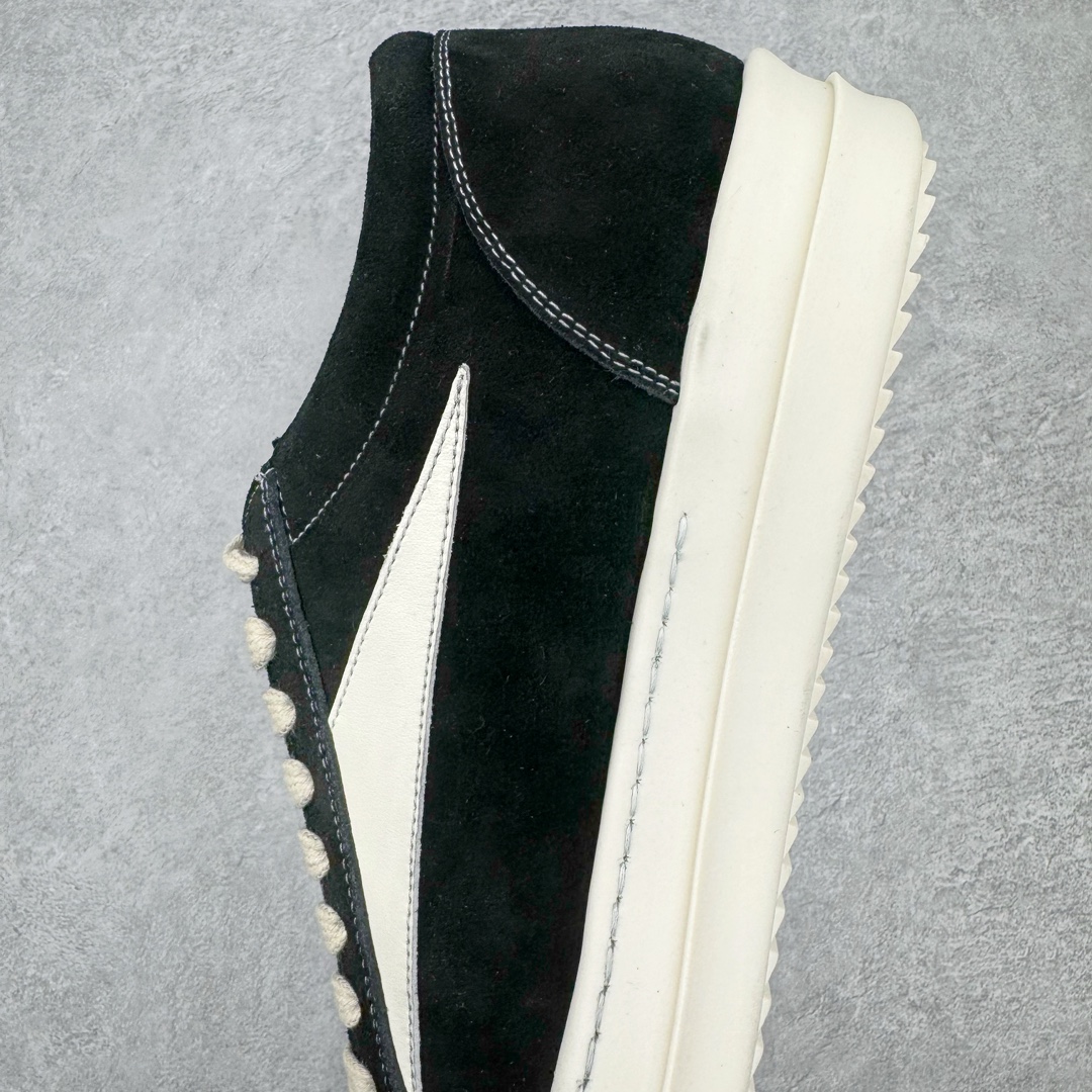 图片[7]-💰430 ＃BG纯原 Rick Owens FW23 LUXOR 瑞克·欧文斯低帮皮面时尚运动板鞋 ZP拆解原版1:1复模裁片纸格 力求做到0错位 这样才能达到和zp一致的鞋型味道 历时3月重新开模 采用进口cnc数控机床开发对版独家tpu奶香大底 区别于市场所有版本 zp同源全头层粒面小牛皮 达到和zp一致手感 原厂进口细纹布 万邦订购原厂高弹粉红色海绵 尺码：35 36 37 38 39 40 41 42 43 44 45 46 编码：by5936000-运动鞋