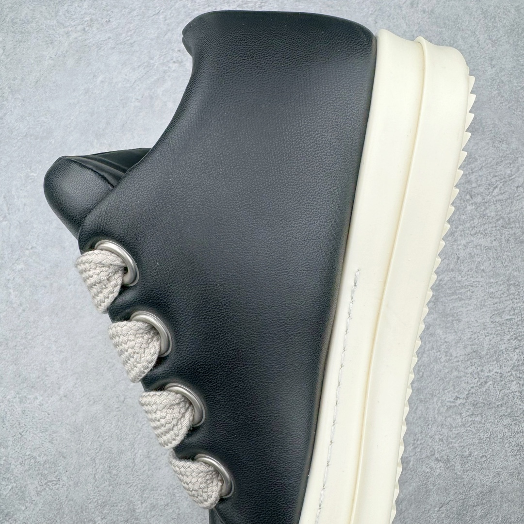 图片[7]-💰430 ＃BG纯原 Rick Owens FW23 LUXOR 瑞克·欧文斯低帮皮面时尚运动板鞋 ZP拆解原版1:1复模裁片纸格 力求做到0错位 这样才能达到和zp一致的鞋型味道 历时3月重新开模 采用进口cnc数控机床开发对版独家tpu奶香大底 区别于市场所有版本 zp同源全头层粒面小牛皮 达到和zp一致手感 原厂进口细纹布 万邦订购原厂高弹粉红色海绵 尺码：35 36 37 38 39 40 41 42 43 44 45 46 编码：by5936000-运动鞋