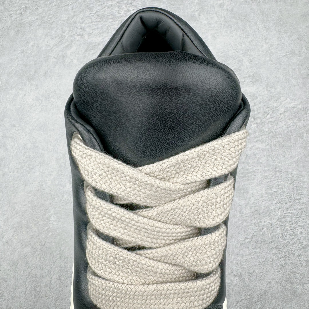 图片[5]-💰430 ＃BG纯原 Rick Owens FW23 LUXOR 瑞克·欧文斯低帮皮面时尚运动板鞋 ZP拆解原版1:1复模裁片纸格 力求做到0错位 这样才能达到和zp一致的鞋型味道 历时3月重新开模 采用进口cnc数控机床开发对版独家tpu奶香大底 区别于市场所有版本 zp同源全头层粒面小牛皮 达到和zp一致手感 原厂进口细纹布 万邦订购原厂高弹粉红色海绵 尺码：35 36 37 38 39 40 41 42 43 44 45 46 编码：by5936000-运动鞋