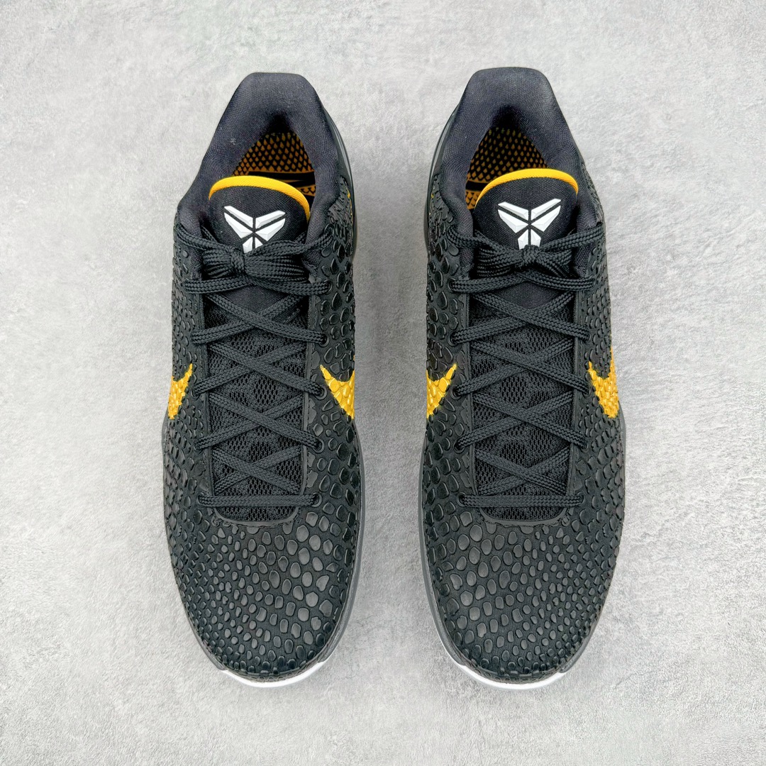 图片[2]-💰760 ＃H12纯原 NK ZOOM Kobe 6 科比6代黑曼巴 436311-002 完美复刻公司货 前掌超大Zoom Turbo气垫 后掌EVA缓震 真正的原汁原味 还原ZP脚感 全身鞋材卡料色独家定制 唯一正确喷漆工艺Swoosh 正确凹凸蛇鳞工艺 正确鞋面渐变效果 内全置真动飞态线 独立原厂模具 最大尺码达到48.5码 首批不拼图大几率过验 亲测已过 支持各种高强度实战 无需担心 上脚价 补货周期极长 脚宽建议买大半码 科比系列前掌偏窄 不影响二次销售 支持七天无理由退换 尺码：41 42 42.5 43 44 44.5 45 45.5 46 47.5 48.5 编码：by8936010-运动鞋