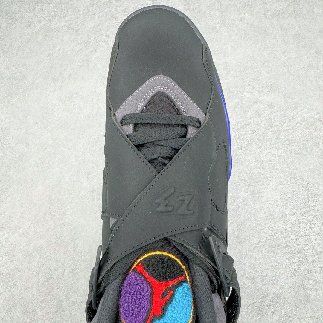 图片[4]-💰420 ＃NC版 Air Jordan AJ8 高帮复古篮球鞋 外贸订单 全明星黑紫 305381-025 全套原纸板楦头开发 确保原汁原味 完美呈现五代版型 定制优质皮料 完美鞋型匹配公司货 正确TPU鞋舌锁扣 最新原厂底模 大底卡色咬花完美 鞋柜必备鞋款 终端现货供应 尺码：40 40.5 41 42 42.5 43 44 44.5 45 46 47.5 编码：by4936090-运动鞋