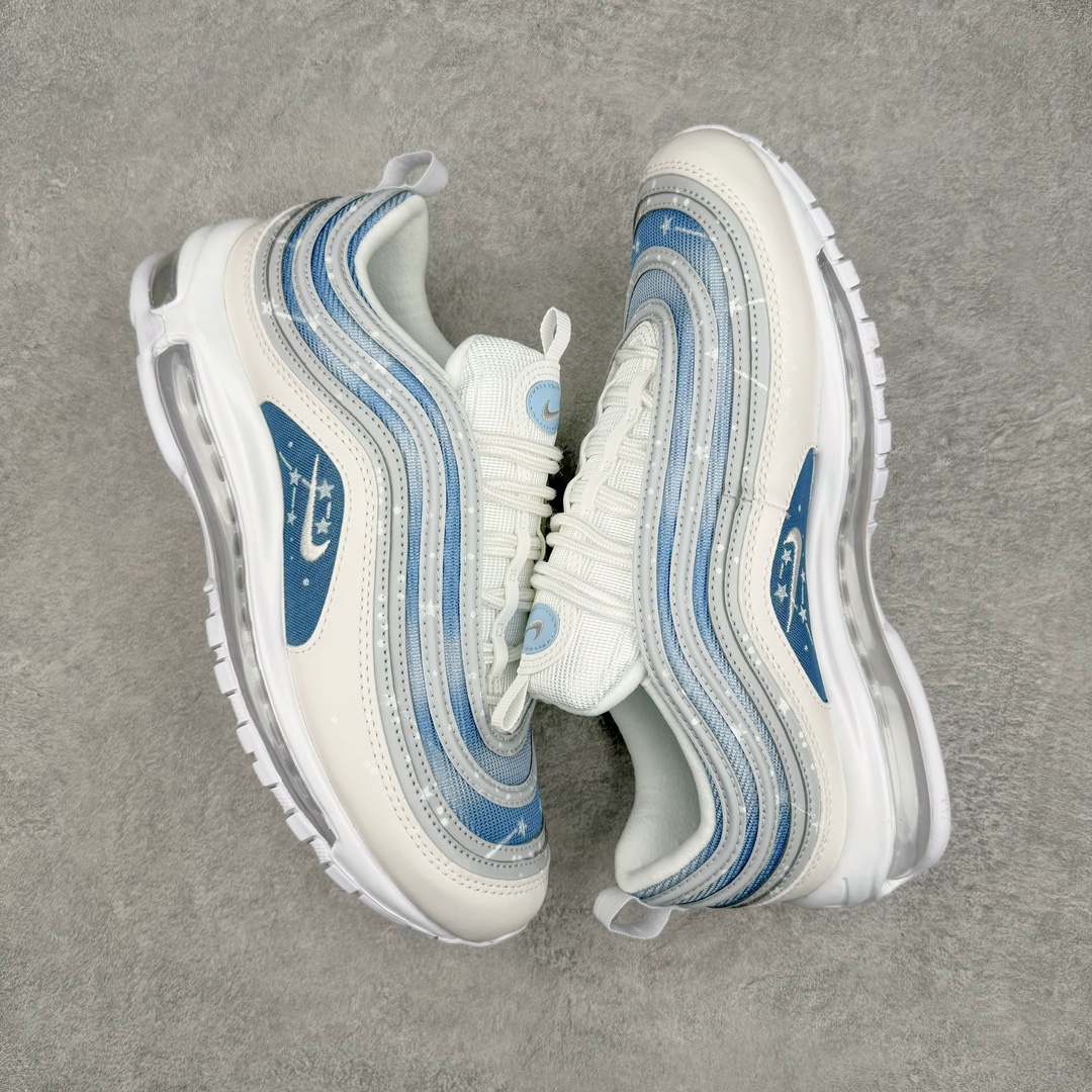 图片[3]-💰220 NK Air Max 97 OG 星辰大海 蓝白渐变 921826-101 原装批次子弹 拆解原鞋开发 打造全市场最强版本子弹 这里只对比原鞋原厂TPU反光材料 市场首家原模原气垫 拒绝套用公底原档案Swoosh电绣 卡色匹配原版 SIZE：36 36.5 37.5 38 38.5 39 40 40.5 41 42 42.5 43 44 44.5 45 编码：Mby2936090-运动鞋