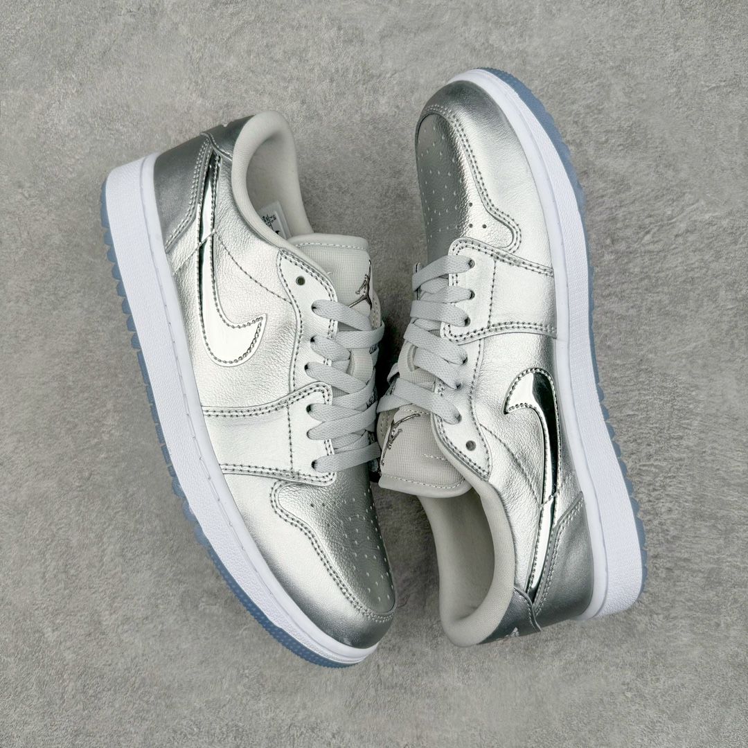 图片[3]-零售💰340 ＃DT纯原 Air Jordan AJ1 Low Golf 高尔夫 液态银 FD6848-001 市面唯一纯原级别 完美零毛边处理 原厂内置全掌气垫 价格定位良心 几十个配色陆续出 平台专用代工流水线出品 一眼公司既视感 拿到手的一瞬间就与众不同 碾压市面所有版本 认准细节 全部原鞋开发 每一个配色都会采购原鞋确认细节 打破市面看图做货无好货之说 细节精确 所有配色原数据档案开发！ 尺码：35.5 36 37.5 38 38.5 39 40 40.5 41 42 42.5 43 44 44.5 45 46 编码：by3936040-运动鞋