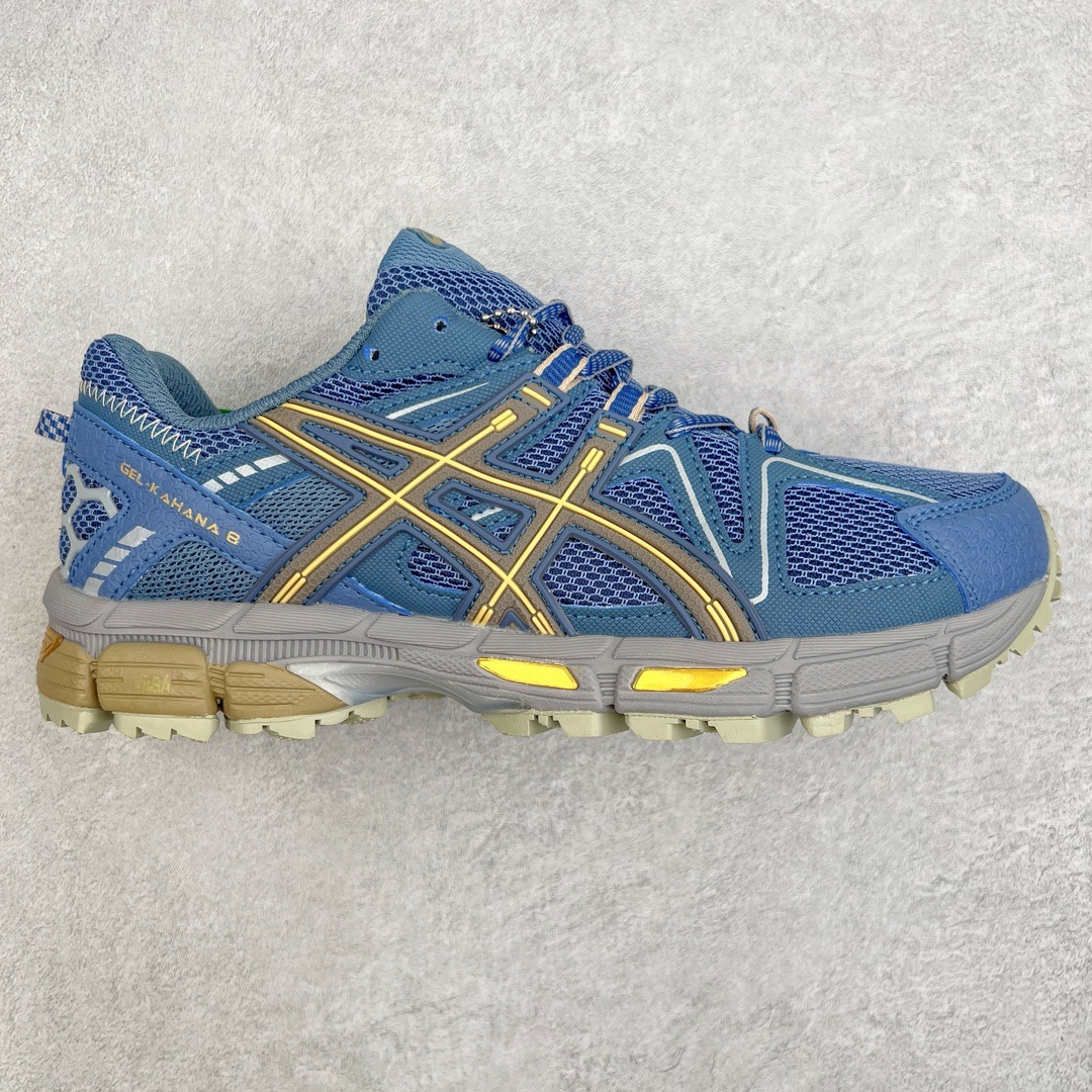 图片[9]-💰160 ASICS GEL-KAHANA K8 亚瑟士越野跑步鞋抓地稳定运动鞋缓震耐磨跑鞋 GEL-KAHANA系列为实用级越野跑鞋 融合机能和户外潮流强势回归 核心科技GEL内置于后跟 配合SPEVA弹性中底 减轻落地时地面对脚部的冲击力 中底内侧DYNAMIC DUOMAX 双密度防倾斜装置和中足补强结构 以及后跟几何形状构造 多方面支撑保护 AHAR耐磨橡胶大底 配合沟槽纹路设计 增强抓地力 后足GEL缓冲系统 减轻冲击时的冲击 实现平稳过渡 Trusstic系统 减少鞋底的重量 同时保留了鞋子结构的完整性 尺码：36 37 38 39 39.5 40 40.5 41.5 42 42.5 43.5 44 45 编码：Xby2936030-运动鞋