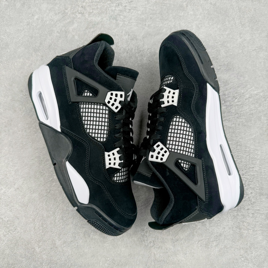 图片[3]-💰320 ＃K版纯原 Air Jordan AJ4 Retro 白黑雷公 FQ8138-001 全新升级改良 原鞋原楦原纸板同源开发 完美呈现乔4的版型 内侧正确双色网格 还原细节 原厂皮料 正确气垫颜色 正确网格工艺 正确拉帮工艺 全鞋原装材料制作 原档案原模具打造 支持全方位与正品对比 尺码：40 40.5 41 42 42.5 43 44 44.5 45 46 47.5 编码：Aby3936090-运动鞋