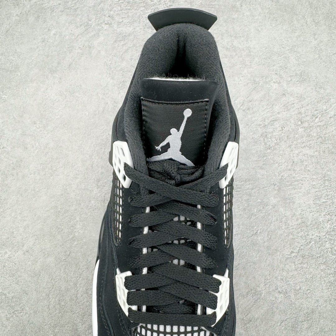 图片[5]-💰320 ＃K版纯原 Air Jordan AJ4 Retro 白黑雷公 FQ8138-001 全新升级改良 原鞋原楦原纸板同源开发 完美呈现乔4的版型 内侧正确双色网格 还原细节 原厂皮料 正确气垫颜色 正确网格工艺 正确拉帮工艺 全鞋原装材料制作 原档案原模具打造 支持全方位与正品对比 尺码：40 40.5 41 42 42.5 43 44 44.5 45 46 47.5 编码：Aby3936090-运动鞋