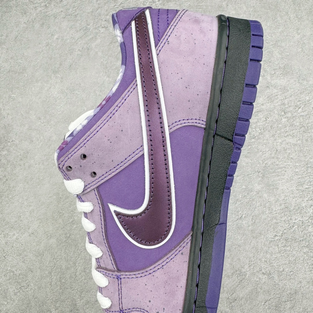 图片[7]-零售💰330 ＃G版纯原 Concepts x NK SB Dunk Low \”Purple Lobster\” 联名紫龙虾 BV1310-555 独家原厂航空铝磨具打磨大底 鞋头坡度极致还原 原盒原配 圈内天花板工艺 原厂冲刀 超高清洁度 全鞋零毛边皮料切割 全套原楦原模倾力打造完美版型 采用原厂百宏鞋带以及原厂百宏织唛舌标 内标可供原厂几率过验 原厂中底布黄色点胶 原厂中底布拉帮走线遵循公司‼️SIZE：35.5 36 36.5 37.5 38 38.5 39 40 40.5 41 42 42.5 43 44 44.5 45 46 47.5 编码：by3936030-运动鞋