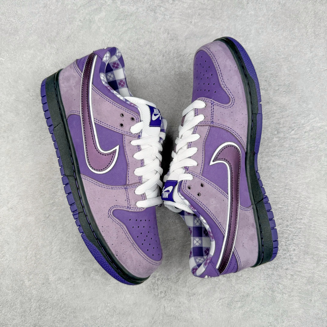 图片[3]-零售💰330 ＃G版纯原 Concepts x NK SB Dunk Low \”Purple Lobster\” 联名紫龙虾 BV1310-555 独家原厂航空铝磨具打磨大底 鞋头坡度极致还原 原盒原配 圈内天花板工艺 原厂冲刀 超高清洁度 全鞋零毛边皮料切割 全套原楦原模倾力打造完美版型 采用原厂百宏鞋带以及原厂百宏织唛舌标 内标可供原厂几率过验 原厂中底布黄色点胶 原厂中底布拉帮走线遵循公司‼️SIZE：35.5 36 36.5 37.5 38 38.5 39 40 40.5 41 42 42.5 43 44 44.5 45 46 47.5 编码：by3936030-运动鞋