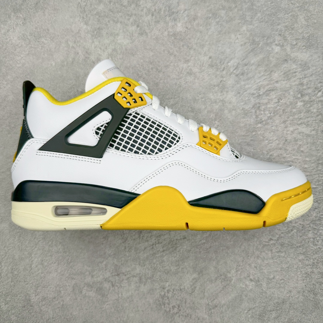 💰320 ＃K版纯原 Air Jordan AJ4 Retro 白黄雷公 AQ9129-101 全新升级改良 原鞋原楦原纸板同源开发 完美呈现乔4的版型 内侧正确双色网格 还原细节 原厂皮料 正确气垫颜色 正确网格工艺 正确拉帮工艺 全鞋原装材料制作 原档案原模具打造 支持全方位与正品对比 尺码：40 40.5 41 42 42.5 43 44 44.5 45 46 47.5 编码：Aby3936090-运动鞋