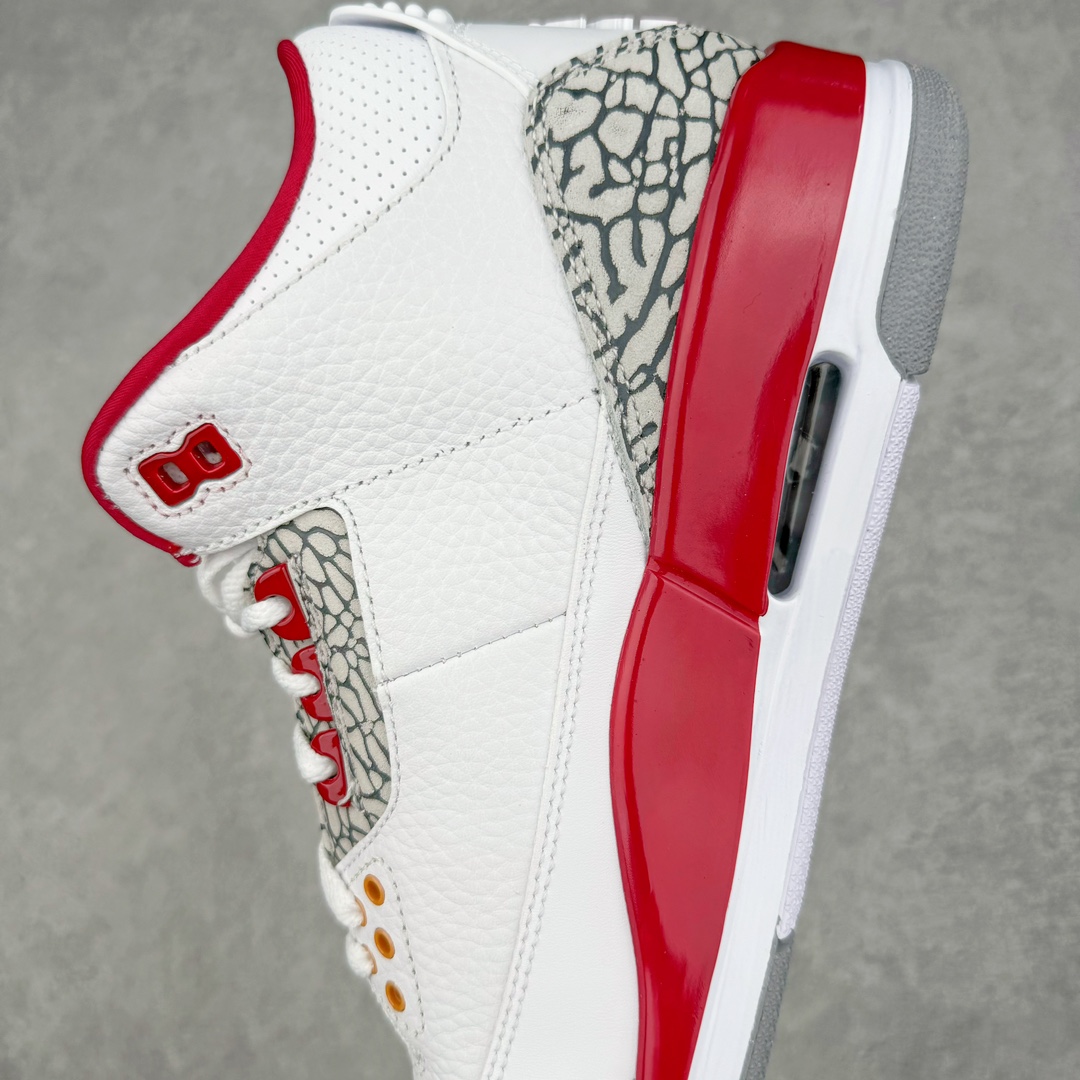 图片[7]-💰320 ＃K版纯原 Air Jordan AJ3 Retro 白酒红 红雀配色 CT8532-126 原楦原纸板开发 确保原汁原味 原厂皮料质感色泽绝无偏差 完美中底拉帮 原厂中底钢印  原档案大底 如假白送 大底纹路 气垫通透度PU的回弹性均百分百还原 原厂电绣鞋舌飞人刺绣针数立体讲究精细欢迎对比正品原鞋 SIZE：40 40.5 41 42 42.5 43 44 44.5 45 46 47.5 编码：by3936090-运动鞋