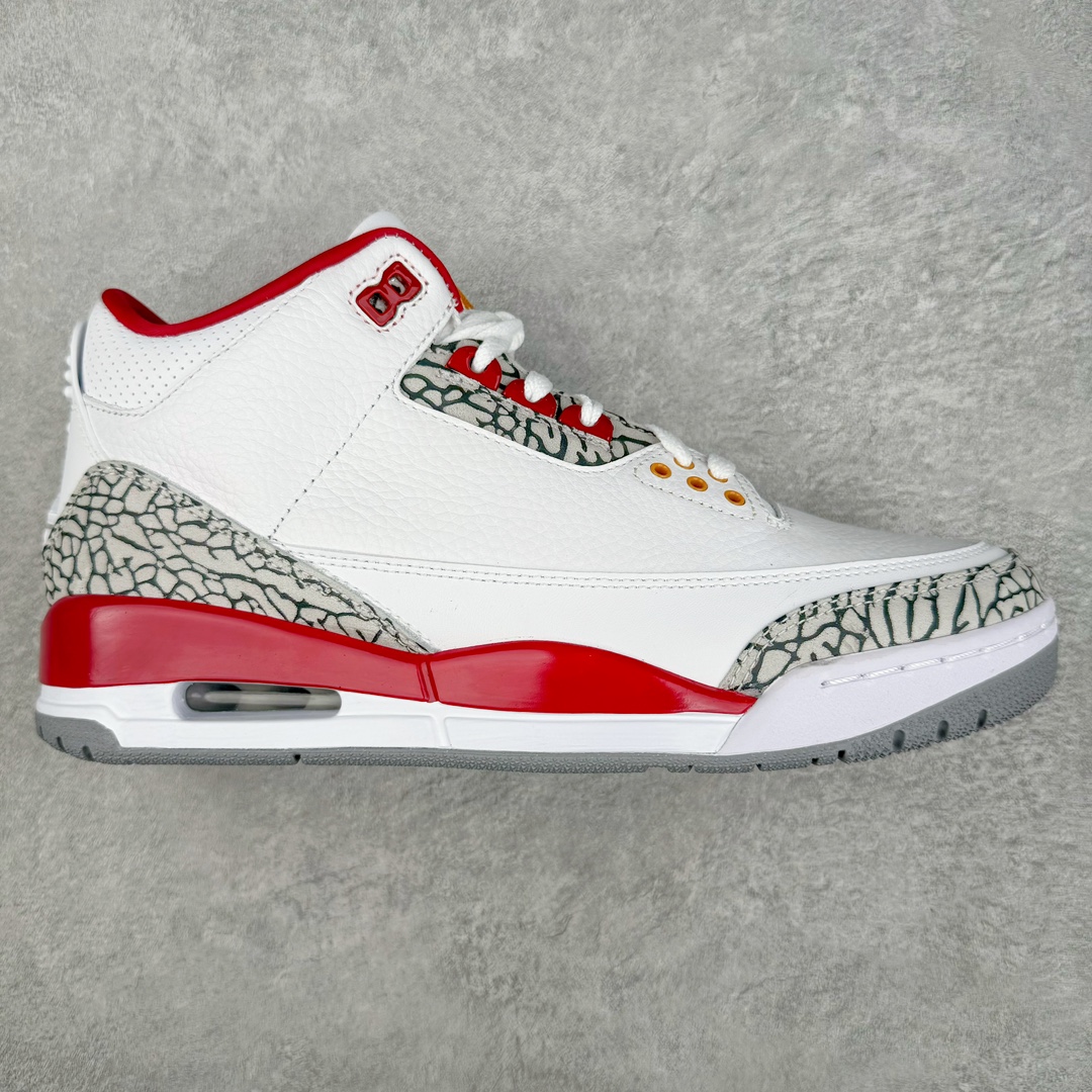 💰320 ＃K版纯原 Air Jordan AJ3 Retro 白酒红 红雀配色 CT8532-126 原楦原纸板开发 确保原汁原味 原厂皮料质感色泽绝无偏差 完美中底拉帮 原厂中底钢印  原档案大底 如假白送 大底纹路 气垫通透度PU的回弹性均百分百还原 原厂电绣鞋舌飞人刺绣针数立体讲究精细欢迎对比正品原鞋 SIZE：40 40.5 41 42 42.5 43 44 44.5 45 46 47.5 编码：by3936090-运动鞋