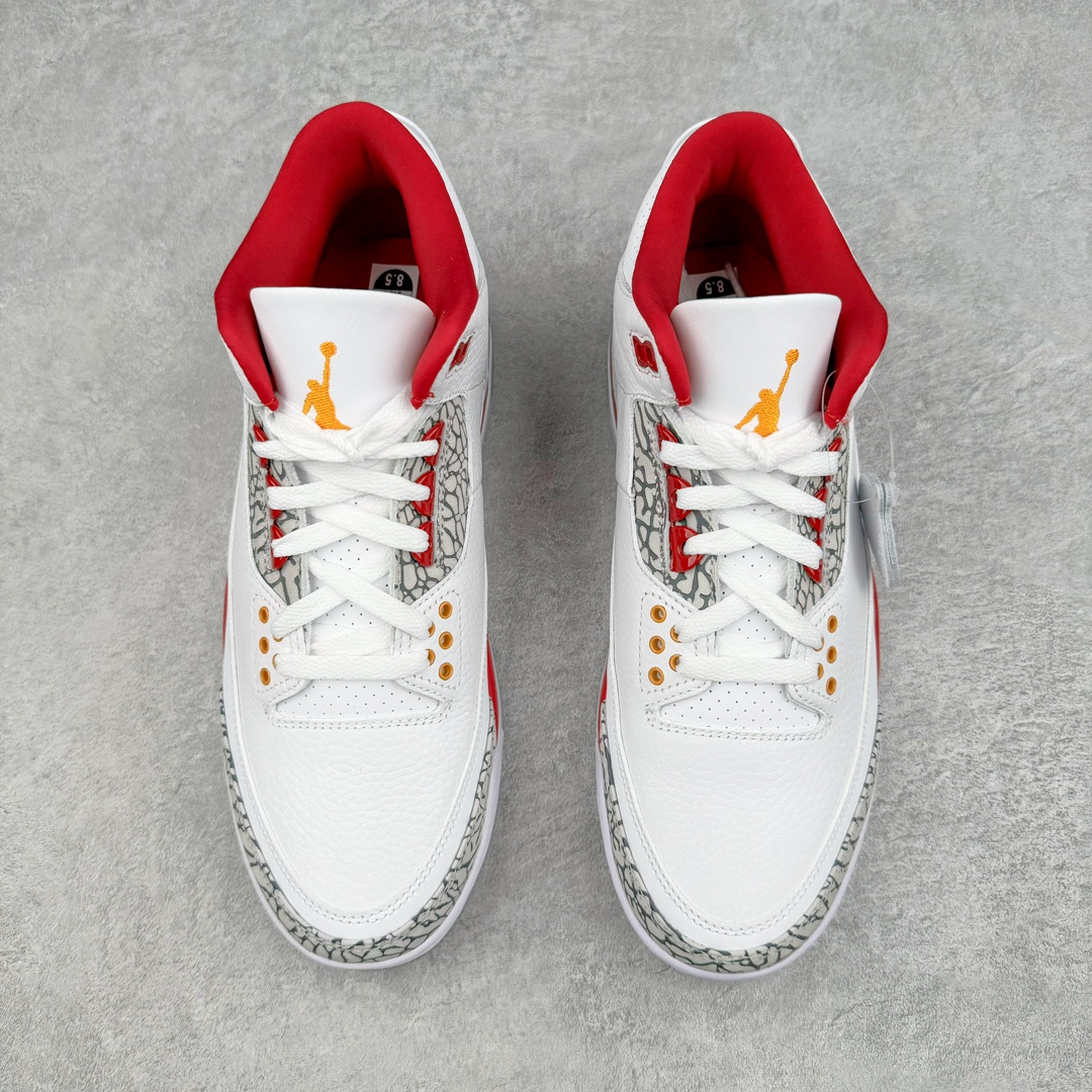 图片[2]-💰320 ＃K版纯原 Air Jordan AJ3 Retro 白酒红 红雀配色 CT8532-126 原楦原纸板开发 确保原汁原味 原厂皮料质感色泽绝无偏差 完美中底拉帮 原厂中底钢印  原档案大底 如假白送 大底纹路 气垫通透度PU的回弹性均百分百还原 原厂电绣鞋舌飞人刺绣针数立体讲究精细欢迎对比正品原鞋 SIZE：40 40.5 41 42 42.5 43 44 44.5 45 46 47.5 编码：by3936090-运动鞋