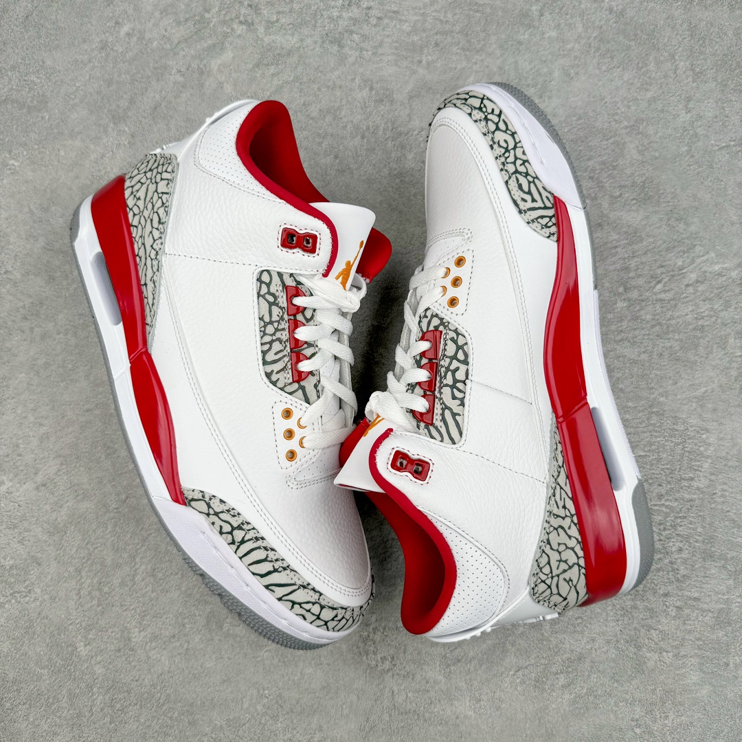 图片[3]-💰320 ＃K版纯原 Air Jordan AJ3 Retro 白酒红 红雀配色 CT8532-126 原楦原纸板开发 确保原汁原味 原厂皮料质感色泽绝无偏差 完美中底拉帮 原厂中底钢印  原档案大底 如假白送 大底纹路 气垫通透度PU的回弹性均百分百还原 原厂电绣鞋舌飞人刺绣针数立体讲究精细欢迎对比正品原鞋 SIZE：40 40.5 41 42 42.5 43 44 44.5 45 46 47.5 编码：by3936090-运动鞋