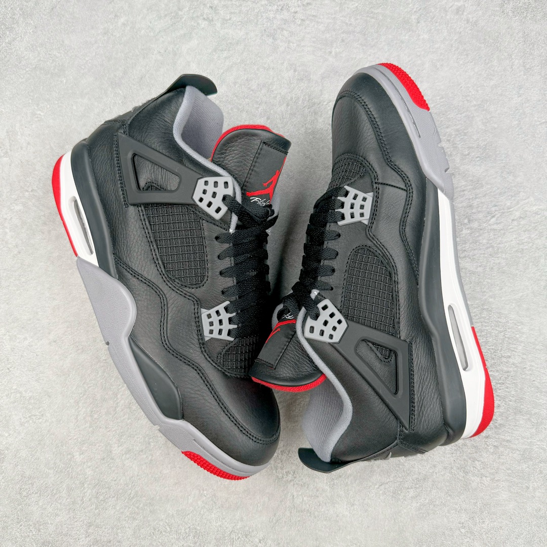 图片[3]-零售💰390 ＃PK4.0 Air Jordan AJ4 \”Bred Reimagined\” 黑红2024 FV5029-006 原鞋开发原楦原纸板同源开发 完美呈现乔4的版型 内侧正确双色网格 还原细节 原厂皮料 正确气垫颜色 正确网格工艺 正确拉帮工艺 全鞋原装材料制作 原档案原模具打造 支持全方位与正品对比 尺码：40 40.5 41 42 42.5 43 44 44.5 45 46 47.5 48.5 编码：by3936090-运动鞋