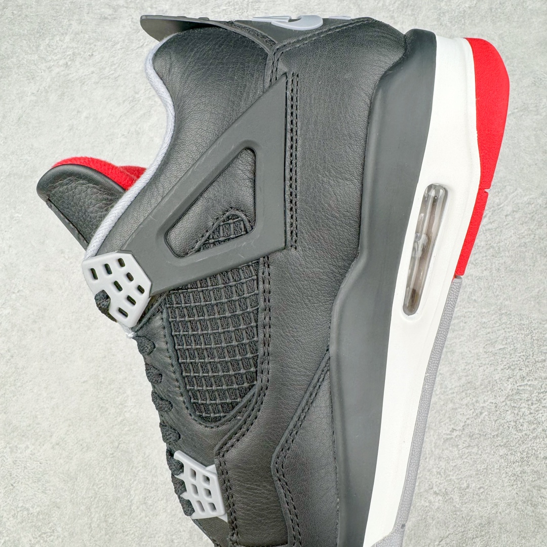 图片[7]-零售💰390 ＃PK4.0 Air Jordan AJ4 \”Bred Reimagined\” 黑红2024 FV5029-006 原鞋开发原楦原纸板同源开发 完美呈现乔4的版型 内侧正确双色网格 还原细节 原厂皮料 正确气垫颜色 正确网格工艺 正确拉帮工艺 全鞋原装材料制作 原档案原模具打造 支持全方位与正品对比 尺码：40 40.5 41 42 42.5 43 44 44.5 45 46 47.5 48.5 编码：by3936090-运动鞋