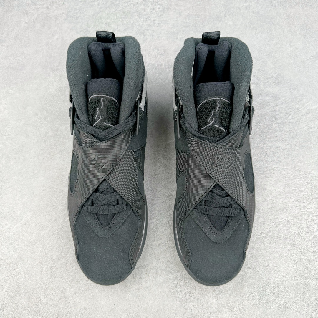 图片[2]-💰420 ＃NC版 Air Jordan AJ8 高帮复古篮球鞋 黑灰 FD1334-001 外贸订单 全套原纸板楦头开发 确保原汁原味 完美呈现五代版型 定制优质皮料 完美鞋型匹配公司货 正确TPU鞋舌锁扣 最新原厂底模 大底卡色咬花完美 鞋柜必备鞋款 终端现货供应 尺码：40 40.5 41 42 42.5 43 44 44.5 45 46 47.5 编码：by4936090-运动鞋