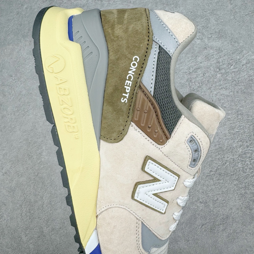图片[6]-＃K版纯原 New Balance M998 Made in USA NB新百伦高端美产血统系列经典复古休闲运动慢跑鞋 NB998 诞生于 1993 年，作为第一双使用 ABZORB 缓冲材料的鞋款，一经发售就受到大量消费者的热烈追捧，如今已经成为了历久不衰的经典代表鞋款之一。原楦原数据开发版型 以优质面料制成鞋面结构。鞋面采用经典网眼布材质，辅以绒面革覆盖，带来更加清爽舒适的穿着体验。鞋舌上标记的 \\\”998\\\” 字样增强鞋款辨识度的同时，为鞋款注入更多动人细节。鞋款采用 ABZORB 缓冲材料的中底，通过缓冲和压缩阻力相结合来吸收冲击，稳定性高，不易打滑，助你畅享舒适有型的运动体验。采用猪巴革组合网织鞋面材质 后跟嵌入TPU装饰条稳固 升级原装5层独立私模 尺码：36 36.5 37 38 39.5 40 40.5 41.5 42 42.5 43 44 44.5 45-选品中心