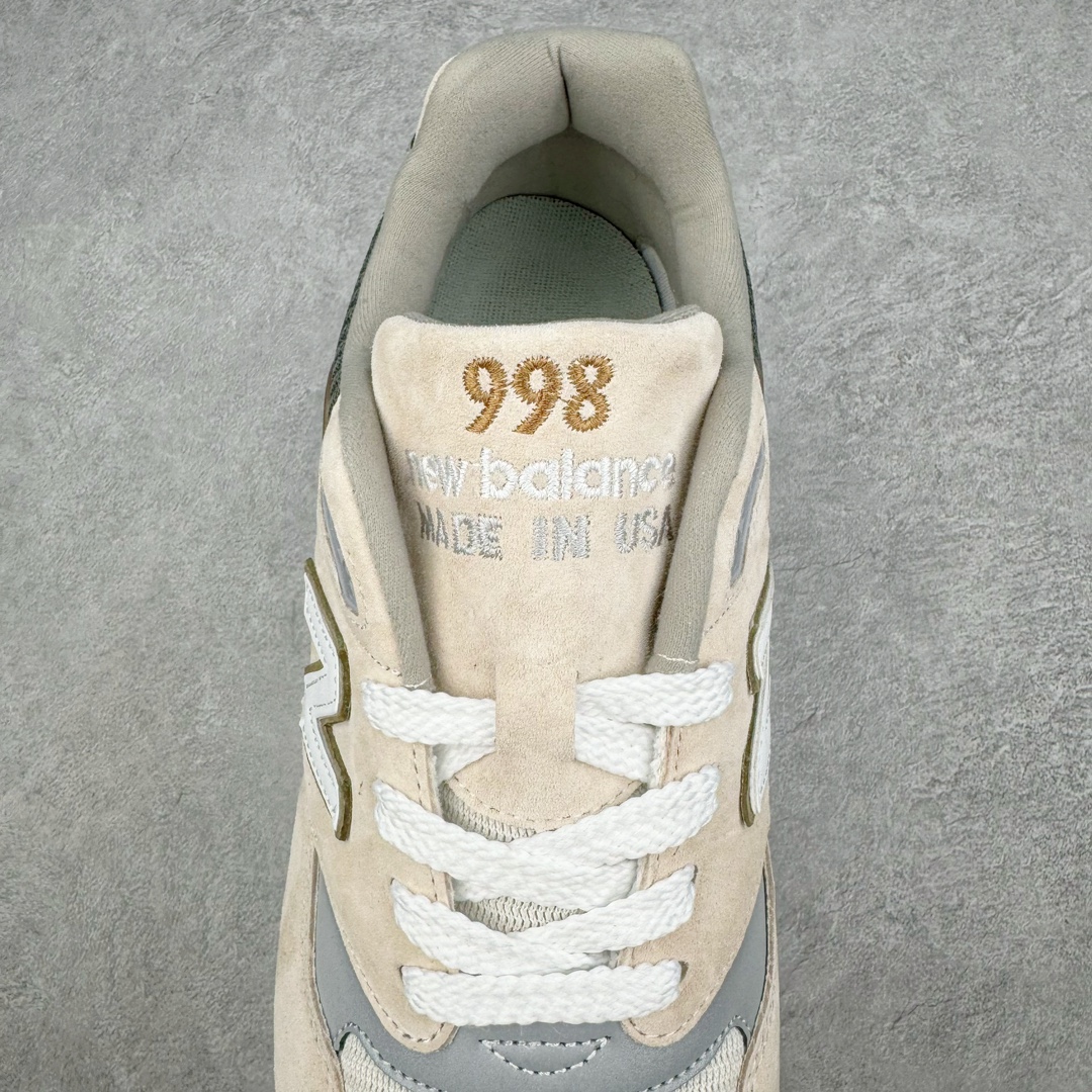 图片[5]-＃K版纯原 New Balance M998 Made in USA NB新百伦高端美产血统系列经典复古休闲运动慢跑鞋 NB998 诞生于 1993 年，作为第一双使用 ABZORB 缓冲材料的鞋款，一经发售就受到大量消费者的热烈追捧，如今已经成为了历久不衰的经典代表鞋款之一。原楦原数据开发版型 以优质面料制成鞋面结构。鞋面采用经典网眼布材质，辅以绒面革覆盖，带来更加清爽舒适的穿着体验。鞋舌上标记的 \\\”998\\\” 字样增强鞋款辨识度的同时，为鞋款注入更多动人细节。鞋款采用 ABZORB 缓冲材料的中底，通过缓冲和压缩阻力相结合来吸收冲击，稳定性高，不易打滑，助你畅享舒适有型的运动体验。采用猪巴革组合网织鞋面材质 后跟嵌入TPU装饰条稳固 升级原装5层独立私模 尺码：36 36.5 37 38 39.5 40 40.5 41.5 42 42.5 43 44 44.5 45-选品中心