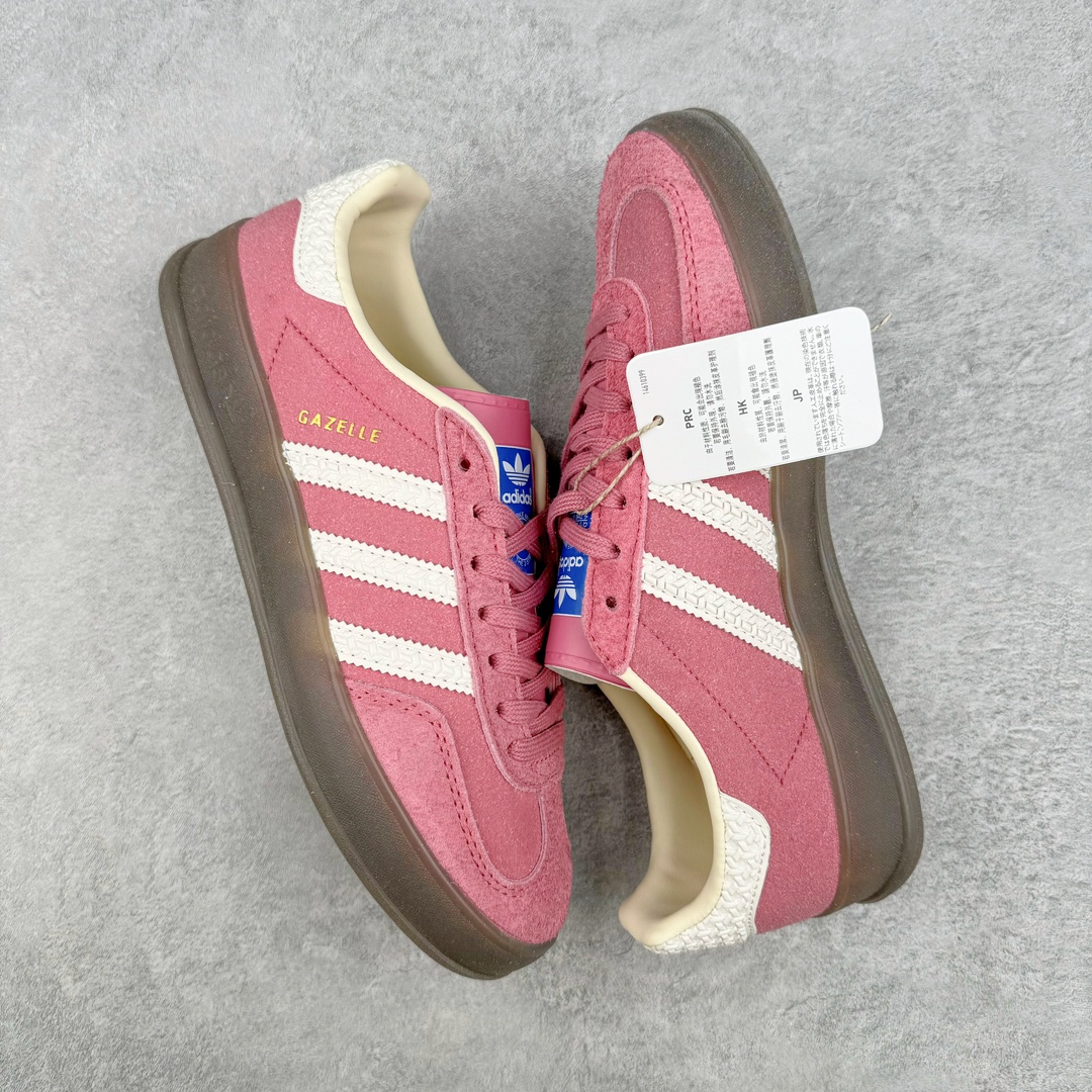 图片[3]-💰150 AD Gazelle Indoor Trainers 羚羊内训系列低帮复古百搭休闲运动德训风板鞋 IF1809 90年代经典的复刻版！自60年代以足球训练鞋面世以来,Gazelle就以其经典设计席卷全球。1991年版本的复刻,再造经典Gazelle。采用皮革打造,搭配浊色细节,让这款经典更加简约。尺码：36 36⅔ 37⅓ 38 38⅔ 39⅓ 40 40⅔ 41⅓ 42 42⅔ 43⅓ 44 45 编码：Bby2936020-运动鞋