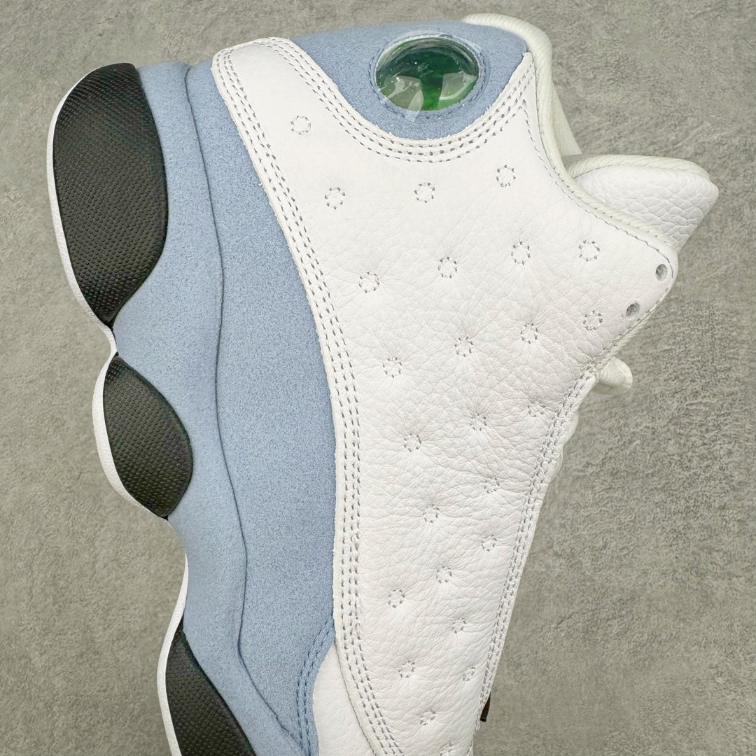 图片[6]-💰500 ＃Kw纯原 Air Jordan AJ13 Retro 白浅蓝 414571-170 外贸特供批次 原楦原档案数据开模打造 原鞋开发 版型近乎零偏差 采购原厂皮料 LOGO五金部件高价开发私模 杜绝一眼假版本 原鞋1:1开模大底共3层贴合工艺 三层中间加入海玻璃缓震鞋垫 大底采用进口一次MD而非市面二次MD低价原料成型 进口MD材料异味较少比原鞋还少 市面异味大刺鼻 Size：40 40.5 41 42 42.5 43 44 44.5 45 46 47.5 编码：xby5936070-运动鞋