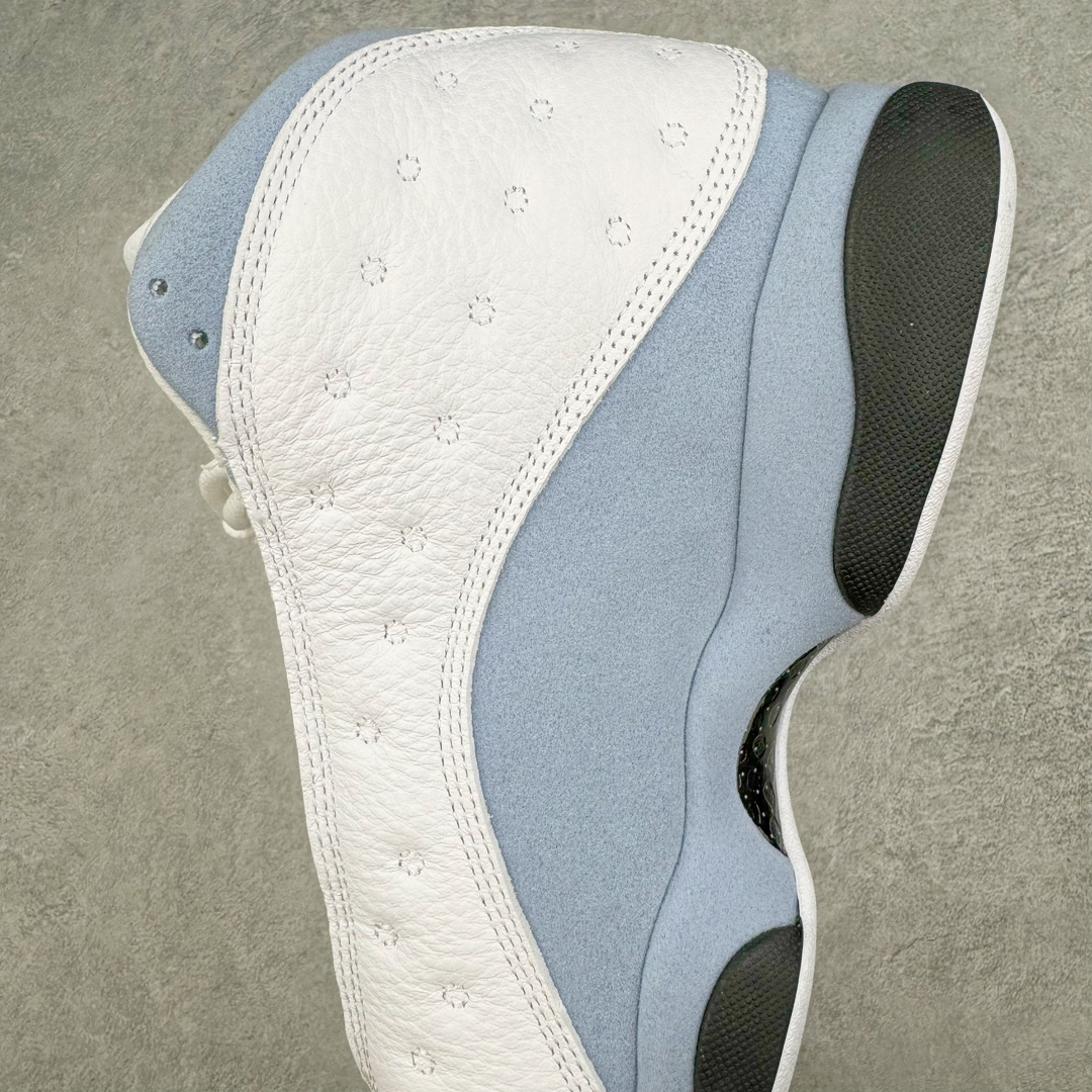 图片[7]-💰500 ＃Kw纯原 Air Jordan AJ13 Retro 白浅蓝 414571-170 外贸特供批次 原楦原档案数据开模打造 原鞋开发 版型近乎零偏差 采购原厂皮料 LOGO五金部件高价开发私模 杜绝一眼假版本 原鞋1:1开模大底共3层贴合工艺 三层中间加入海玻璃缓震鞋垫 大底采用进口一次MD而非市面二次MD低价原料成型 进口MD材料异味较少比原鞋还少 市面异味大刺鼻 Size：40 40.5 41 42 42.5 43 44 44.5 45 46 47.5 编码：xby5936070-运动鞋