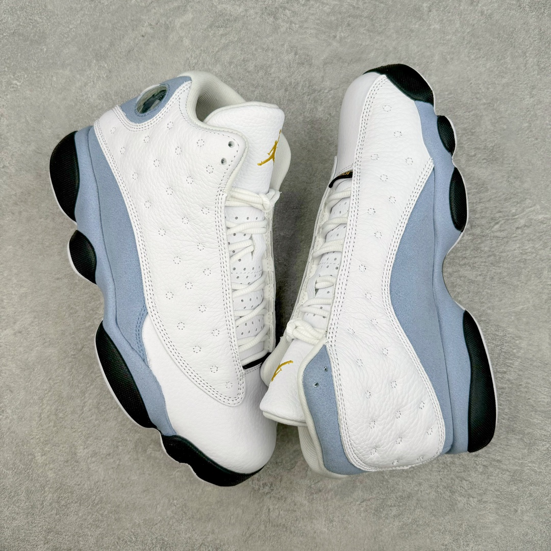 图片[3]-💰500 ＃Kw纯原 Air Jordan AJ13 Retro 白浅蓝 414571-170 外贸特供批次 原楦原档案数据开模打造 原鞋开发 版型近乎零偏差 采购原厂皮料 LOGO五金部件高价开发私模 杜绝一眼假版本 原鞋1:1开模大底共3层贴合工艺 三层中间加入海玻璃缓震鞋垫 大底采用进口一次MD而非市面二次MD低价原料成型 进口MD材料异味较少比原鞋还少 市面异味大刺鼻 Size：40 40.5 41 42 42.5 43 44 44.5 45 46 47.5 编码：xby5936070-运动鞋