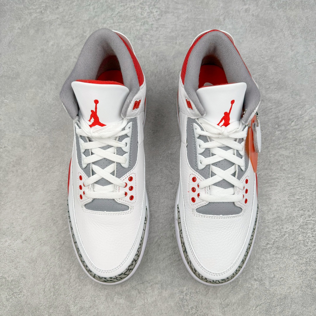 图片[2]-💰320 ＃K版纯原 Air Jordan AJ3 Retro 白红 DN3707-160 原楦原纸板开发 确保原汁原味 原厂皮料质感色泽绝无偏差 完美中底拉帮 原厂中底钢印  原档案大底 如假白送 大底纹路 气垫通透度PU的回弹性均百分百还原 原厂电绣鞋舌飞人刺绣针数立体讲究精细欢迎对比正品原鞋 SIZE：40 40.5 41 42 42.5 43 44 44.5 45 46 47.5 编码：by3936090-运动鞋