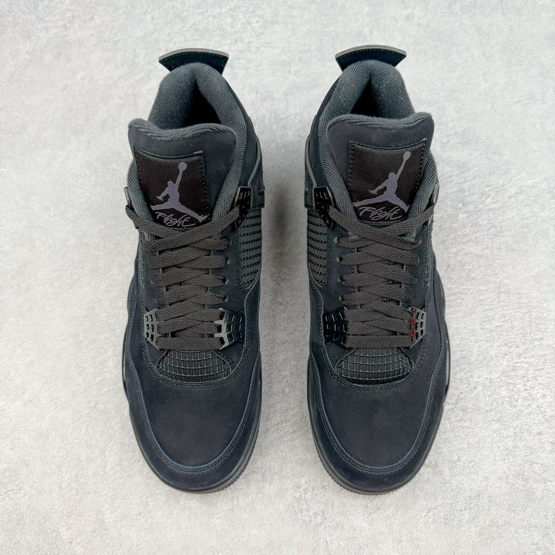 图片[2]-零售💰470 ＃lw纯原 Air Jordan AJ4 \”black Cat\” 黑猫 CU1110-010 第一梯队最新批次 细节多次校对改良 接近完美 细节达到可过鉴定标准 耗时半年巨作 全套原纸板楦头开发 原厂特供皮料加持 确保原汁原味 完美呈现四代版型 一比一鞋头弧度高度鞋身弧度 数据细节工艺流程均保持原鞋一致 原厂TPU网格鞋带扣 正确内里网布 菱角分明不变形无多余毛边 柔软性质感一致于原鞋 原厂织唛标 原厂飞人电绣工艺 尾指中部跳三针 独家绑鞋带手法 印刷中底布 四线拉帮 米色美纹纸贴合固定 进口港宝加持 后跟自然饱满 全鞋荧光划线卡点 追求极致完美 每一双都是工艺品 多重QC质检 超越公司货的品控标准 实实在在的免检产品 尺码：40 40.5 41 42 42.5 43 44 44.5 45 46 47.5 48.5 编码：by4936070-运动鞋