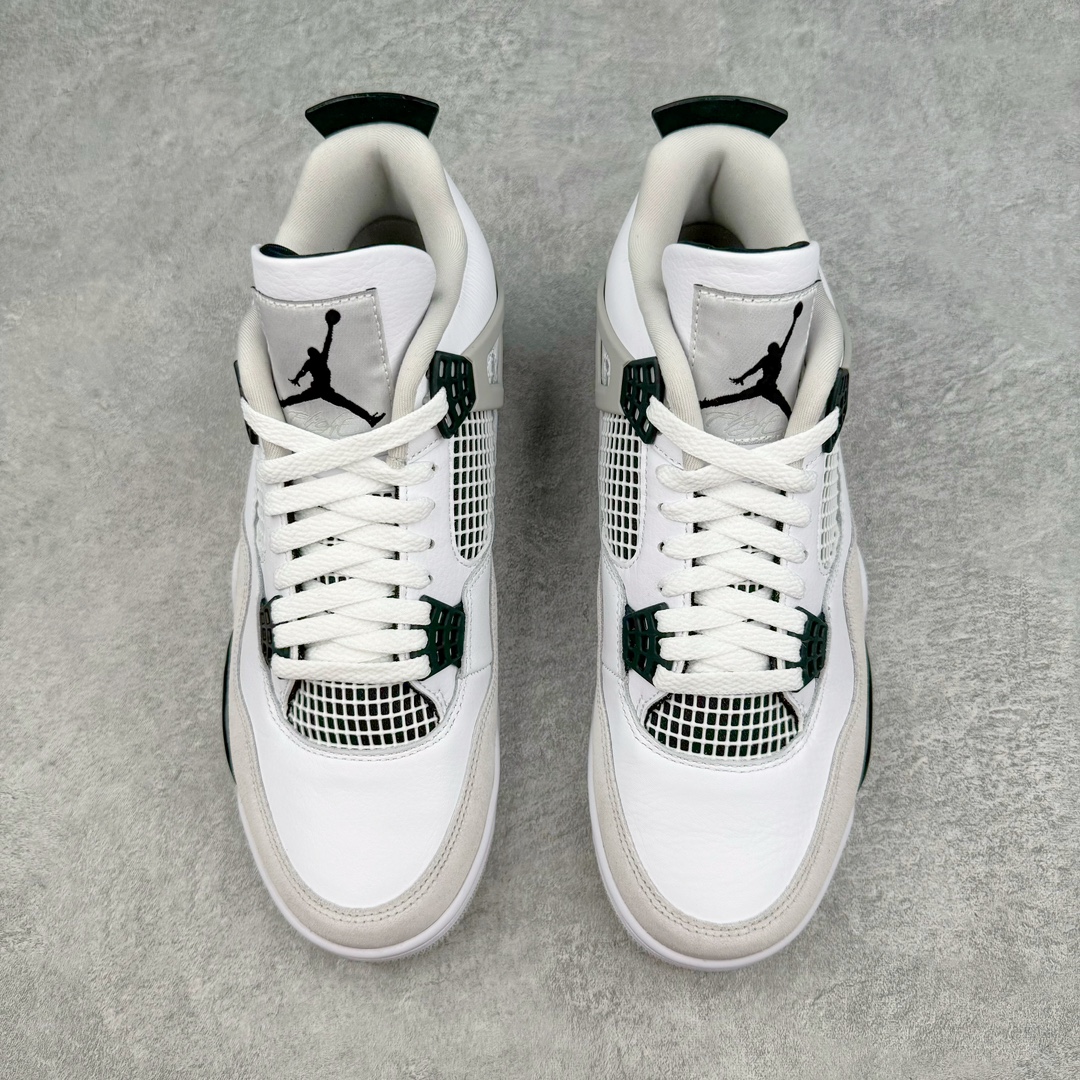 图片[2]-零售💰470 ＃lw纯原 Air Jordan AJ4 Retro 小白水泥 DH6927-111 第一梯队最新批次 细节多次校对改良 接近完美 细节达到可过鉴定标准 耗时半年巨作 全套原纸板楦头开发 原厂特供皮料加持 确保原汁原味 完美呈现四代版型 一比一鞋头弧度高度鞋身弧度 数据细节工艺流程均保持原鞋一致 原厂TPU网格鞋带扣 正确内里网布 菱角分明不变形无多余毛边 柔软性质感一致于原鞋 原厂织唛标 原厂飞人电绣工艺 尾指中部跳三针 独家绑鞋带手法 印刷中底布 四线拉帮 米色美纹纸贴合固定 进口港宝加持 后跟自然饱满 全鞋荧光划线卡点 追求极致完美 每一双都是工艺品 多重QC质检 超越公司货的品控标准 实实在在的免检产品 尺码：40 40.5 41 42 42.5 43 44 44.5 45 46 47.5 48.5 编码：by4936070-运动鞋