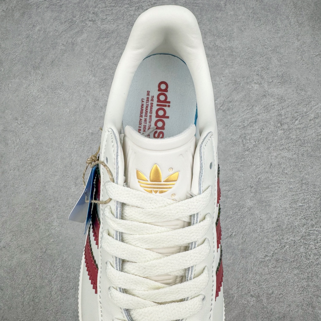 图片[5]-💰140 AD Gazelle Indoor Trainers 羚羊内训系列低帮复古百搭休闲运动德训风板鞋 CG7155 90年代经典的复刻版！自60年代以足球训练鞋面世以来,Gazelle就以其经典设计席卷全球。1991年版本的复刻,再造经典Gazelle。采用皮革打造,搭配浊色细节,让这款经典更加简约。尺码：36 36⅔ 37⅓ 38 38⅔ 39⅓ 40 40⅔ 41⅓ 42 42⅔ 43⅓ 44 45 编码：Xby2936010-运动鞋