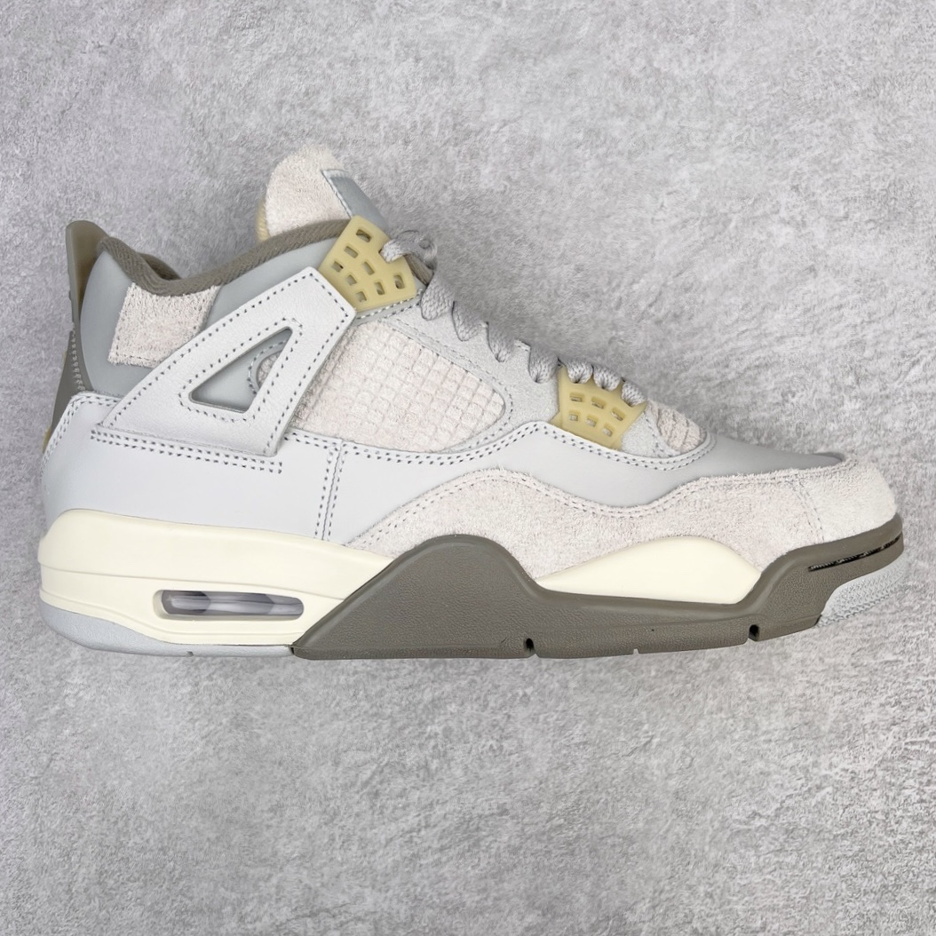 💰460 ＃GX Air Jordan AJ4 SE \”Craft\” 兔年限定灰兔子 DV3742-021 圈内最强四代 独家外贸特供尺码含 45.5 49.5 50.5 耗时半年巨作 全套原纸板楦头开发 原厂特供皮料加持 确保原汁原味 完美呈现四代版型 一比一鞋头弧度高度鞋身弧度 数据细节工艺流程均保持原鞋一致 原厂TPU网格鞋带扣 正确内里网布 菱角分明不变形无多余毛边 柔软性质感一致于原鞋 市场唯一原厂鞋扣模具 背面可见隐藏注塑口 原厂织唛标 原厂飞人电绣工艺 尾指中部跳三针 独家绑鞋带手法 印刷中底布 四线拉帮 米色美纹纸贴合固定 进口港宝加持 后跟自然饱满 全鞋荧光划线卡点 追求极致完美 每一双都是工艺品 多重QC质检 超越公司货的品控标准 实实在在的免检产品 尺码：40 40.5 41 42 42.5 43 44 44.5 45 45.5 46 47.5 48.5 49.5 50.5 编码：by5936030-运动鞋