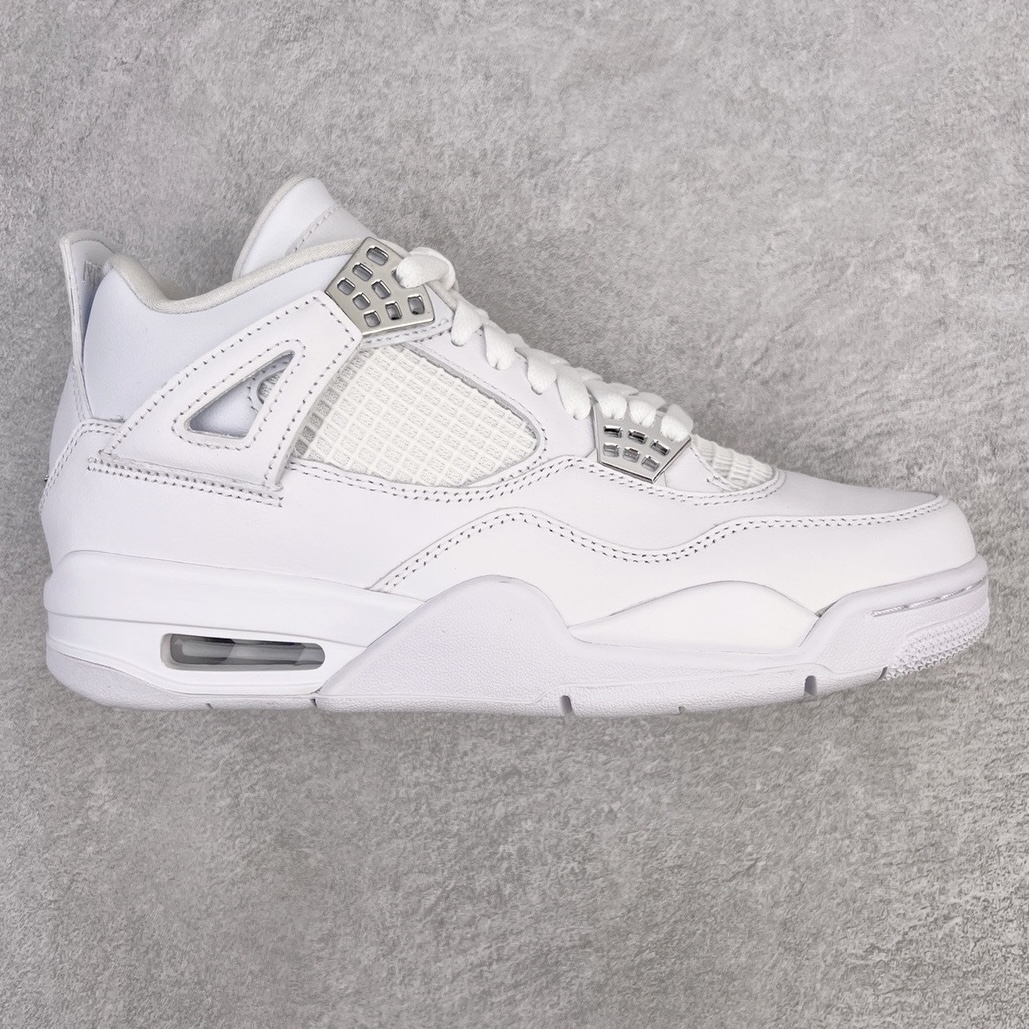 💰460 ＃GX Air Jordan AJ4 Retro 纯白/白猫 308497-100 圈内最强四代 独家外贸特供尺码含 45.5 49.5 50.5 耗时半年巨作 全套原纸板楦头开发 原厂特供皮料加持 确保原汁原味 完美呈现四代版型 一比一鞋头弧度高度鞋身弧度 数据细节工艺流程均保持原鞋一致 原厂TPU网格鞋带扣 正确内里网布 菱角分明不变形无多余毛边 柔软性质感一致于原鞋 市场唯一原厂鞋扣模具 背面可见隐藏注塑口 原厂织唛标 原厂飞人电绣工艺 尾指中部跳三针 独家绑鞋带手法 印刷中底布 四线拉帮 米色美纹纸贴合固定 进口港宝加持 后跟自然饱满 全鞋荧光划线卡点 追求极致完美 每一双都是工艺品 多重QC质检 超越公司货的品控标准 实实在在的免检产品 尺码：40 40.5 41 42 42.5 43 44 44.5 45 45.5 46 47.5 48.5 49.5 50.5 编码：by5936030-运动鞋