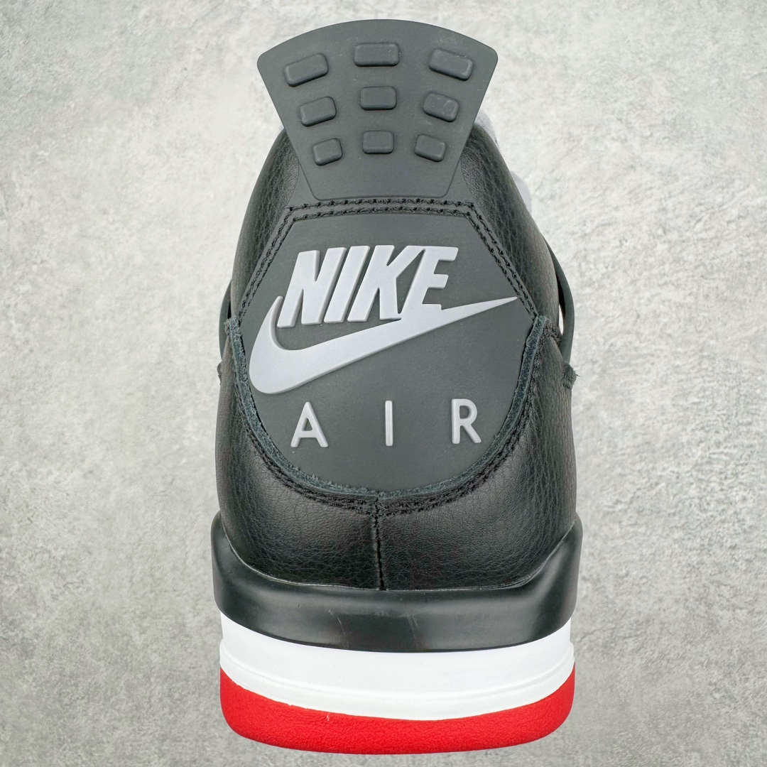 图片[8]-💰460 ＃GX Air Jordan AJ4 \”Bred Reimagined\” 黑红2024 FV5029-006 圈内最强四代 独家外贸特供尺码含 45.5 49.5 50.5 耗时半年巨作 全套原纸板楦头开发 原厂特供皮料加持 确保原汁原味 完美呈现四代版型 一比一鞋头弧度高度鞋身弧度 数据细节工艺流程均保持原鞋一致 原厂TPU网格鞋带扣 正确内里网布 菱角分明不变形无多余毛边 柔软性质感一致于原鞋 市场唯一原厂鞋扣模具 背面可见隐藏注塑口 原厂织唛标 原厂飞人电绣工艺 尾指中部跳三针 独家绑鞋带手法 印刷中底布 四线拉帮 米色美纹纸贴合固定 进口港宝加持 后跟自然饱满 全鞋荧光划线卡点 追求极致完美 每一双都是工艺品 多重QC质检 超越公司货的品控标准 实实在在的免检产品 尺码：40 40.5 41 42 42.5 43 44 44.5 45 45.5 46 47.5 48.5 49.5 50.5 编码：by5936030-运动鞋